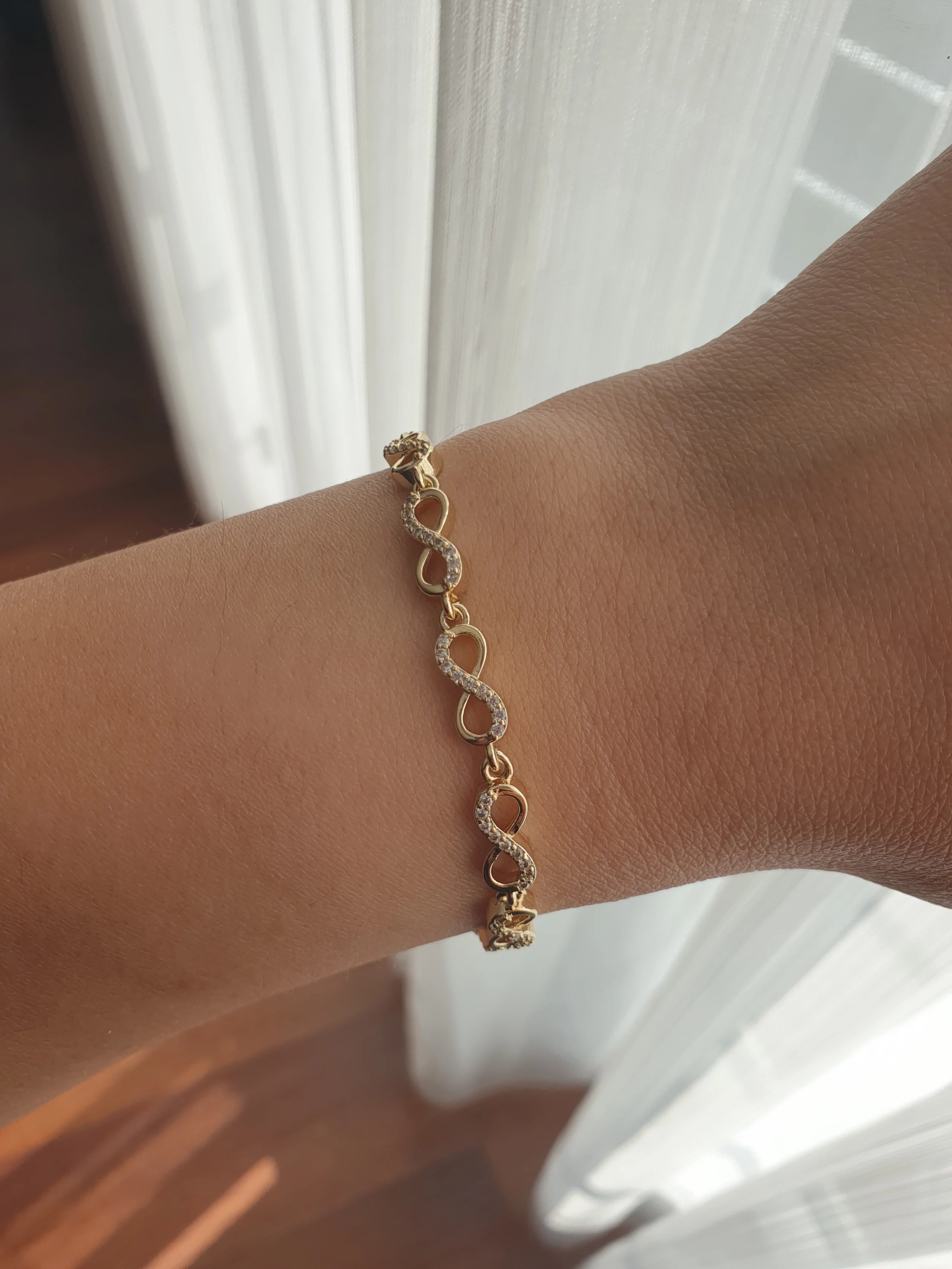 14K Sonsuzluk Bileklik
