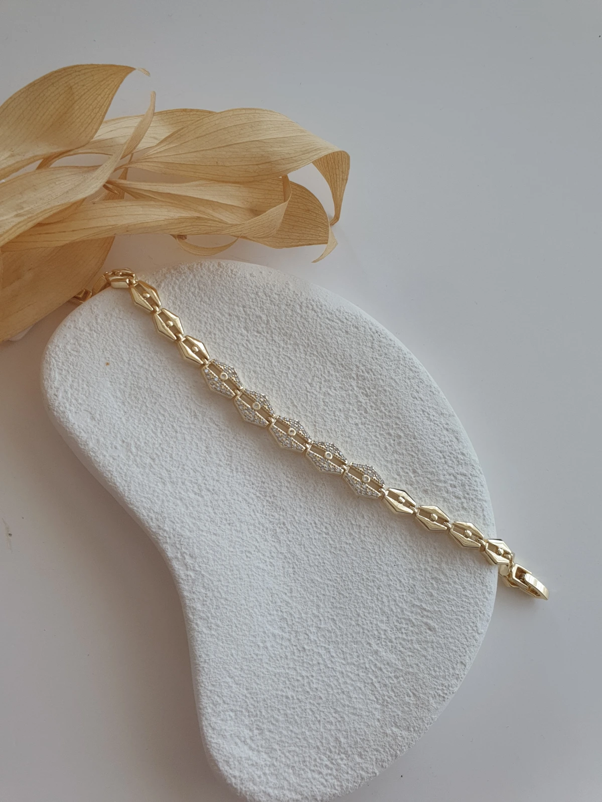 14K Zirkon Taşlı Bileklik