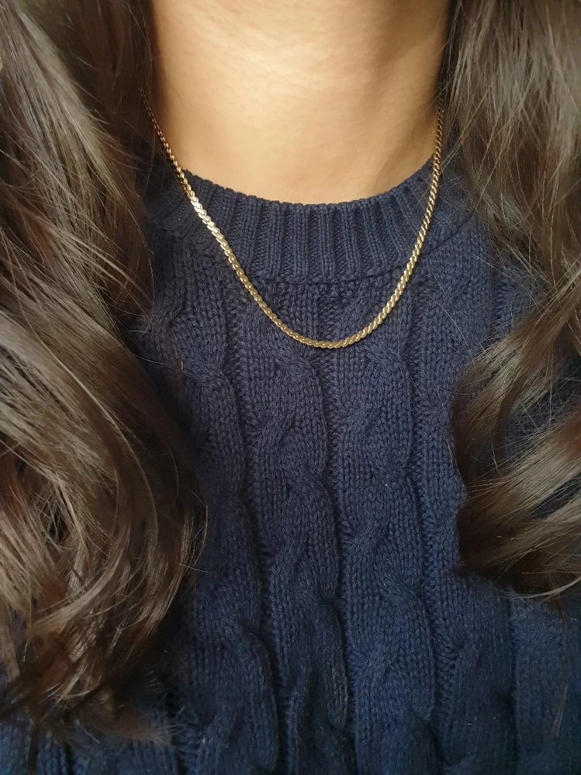 14K S Zincir Kolye