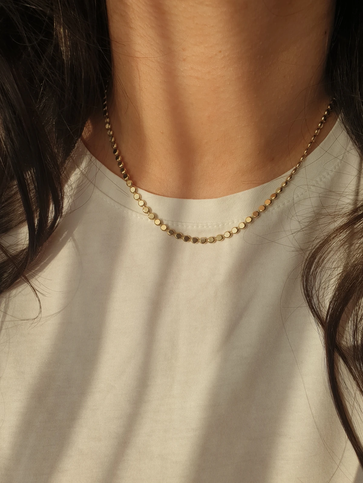 14K Ezme Zincir Kolye
