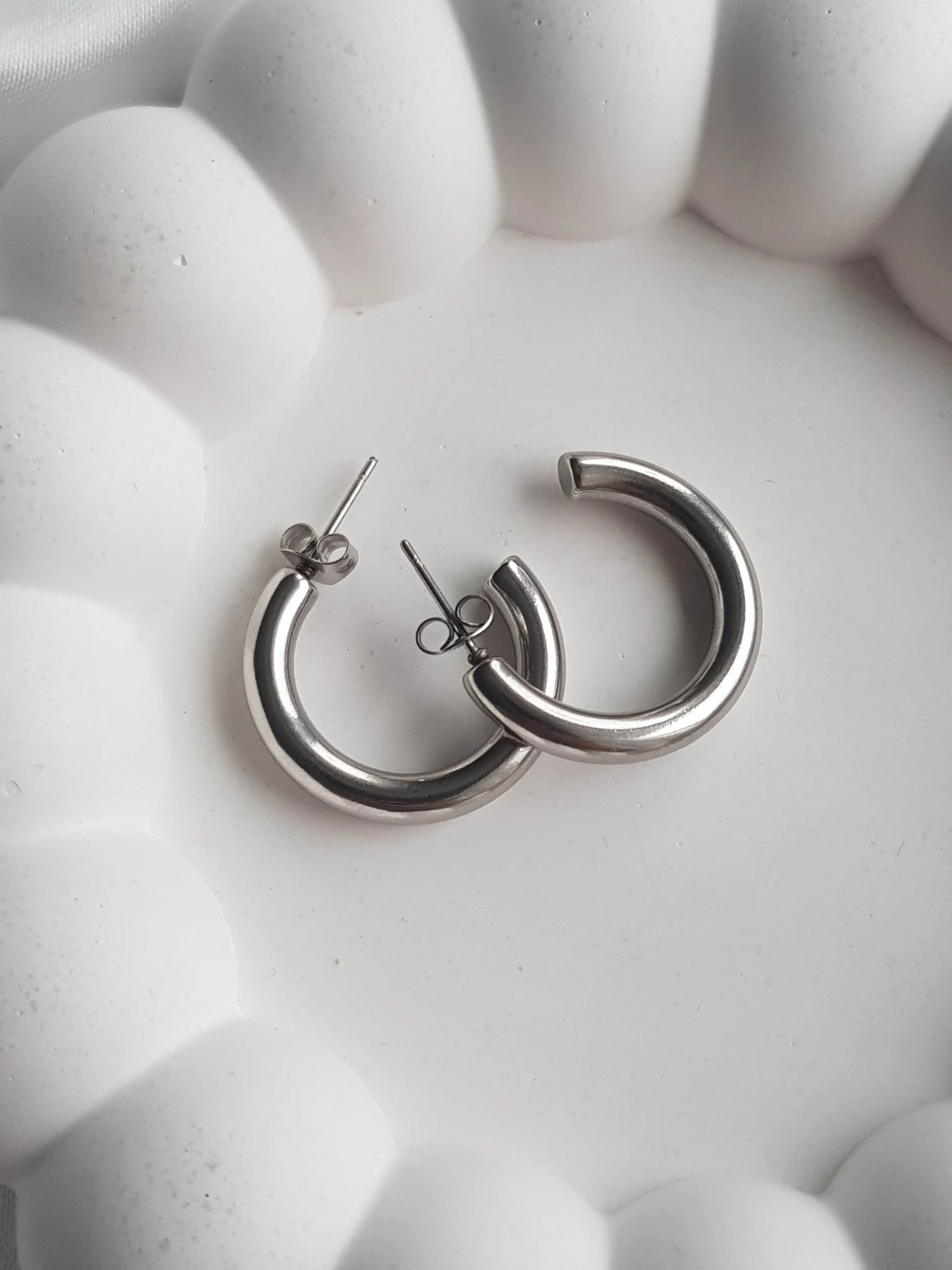 JOC Silver Halka Küpe