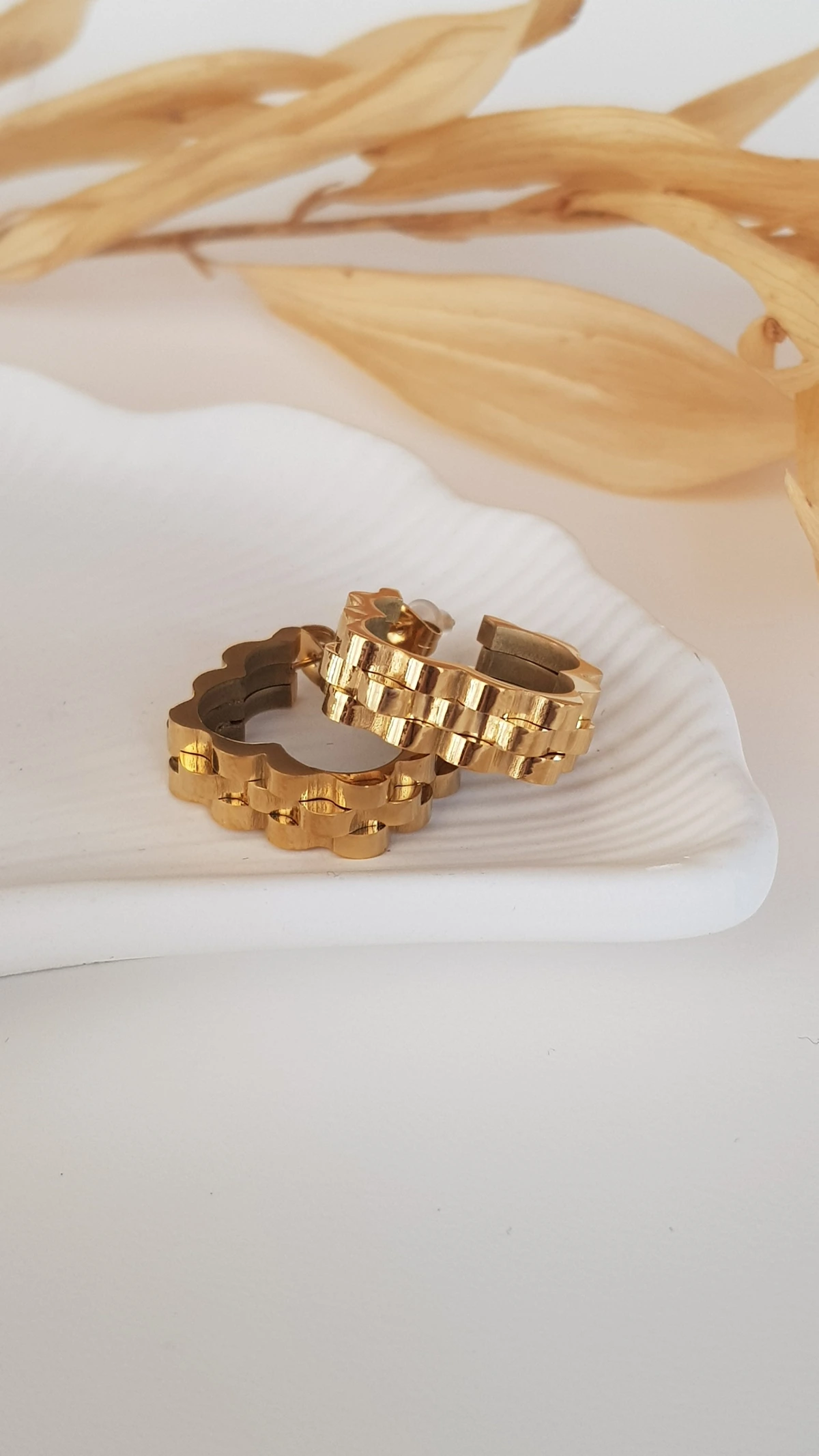 JOC Gold Rlx Çelik Küpe