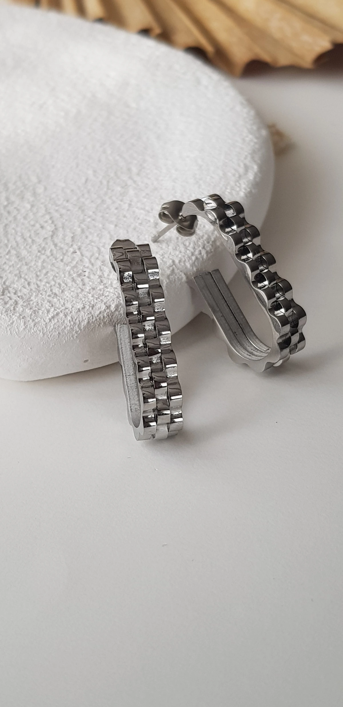 JOC Silver Rlx Çelik Küpe