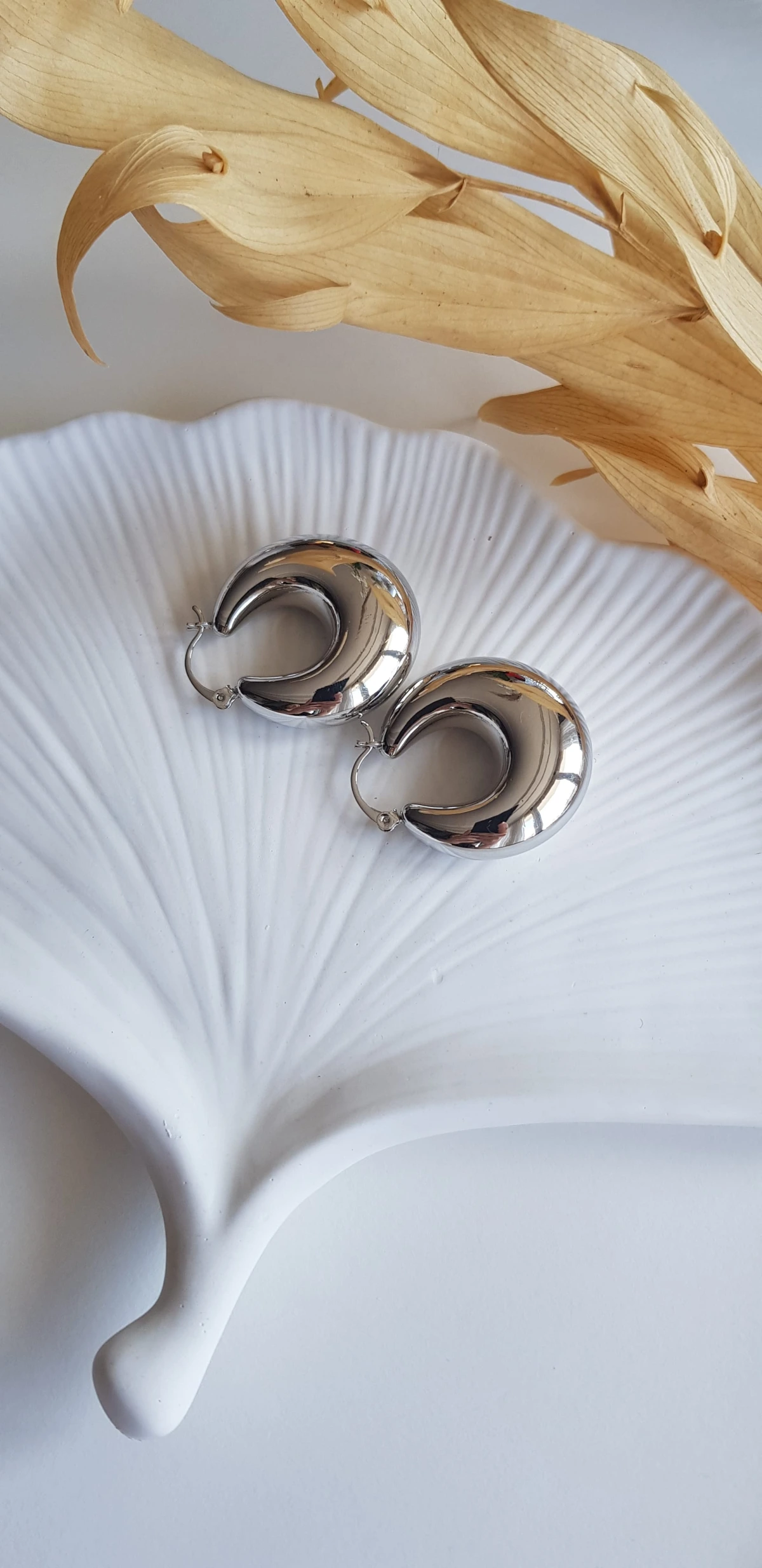 JOC Silver Vintage Halka Vip Küpe