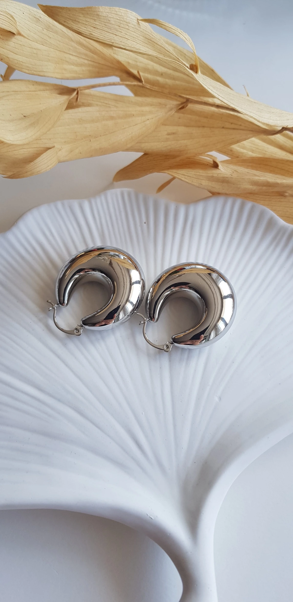 JOC Silver Vintage Halka Vip Küpe