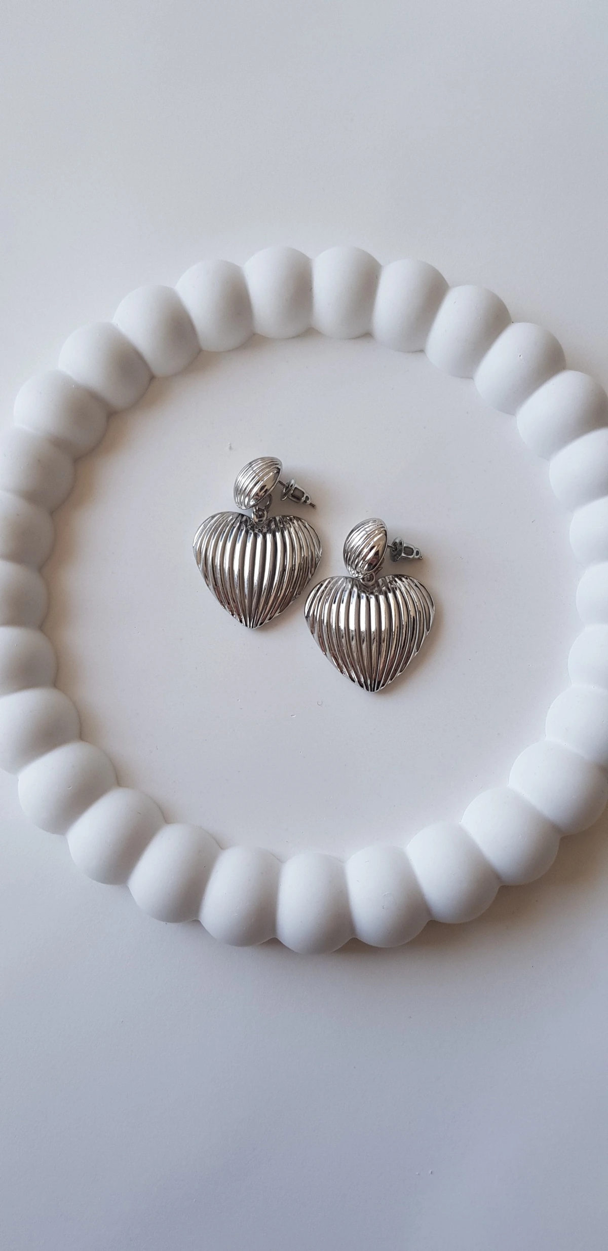 JOC Silver Kalp Sallantılı Vip Küpe