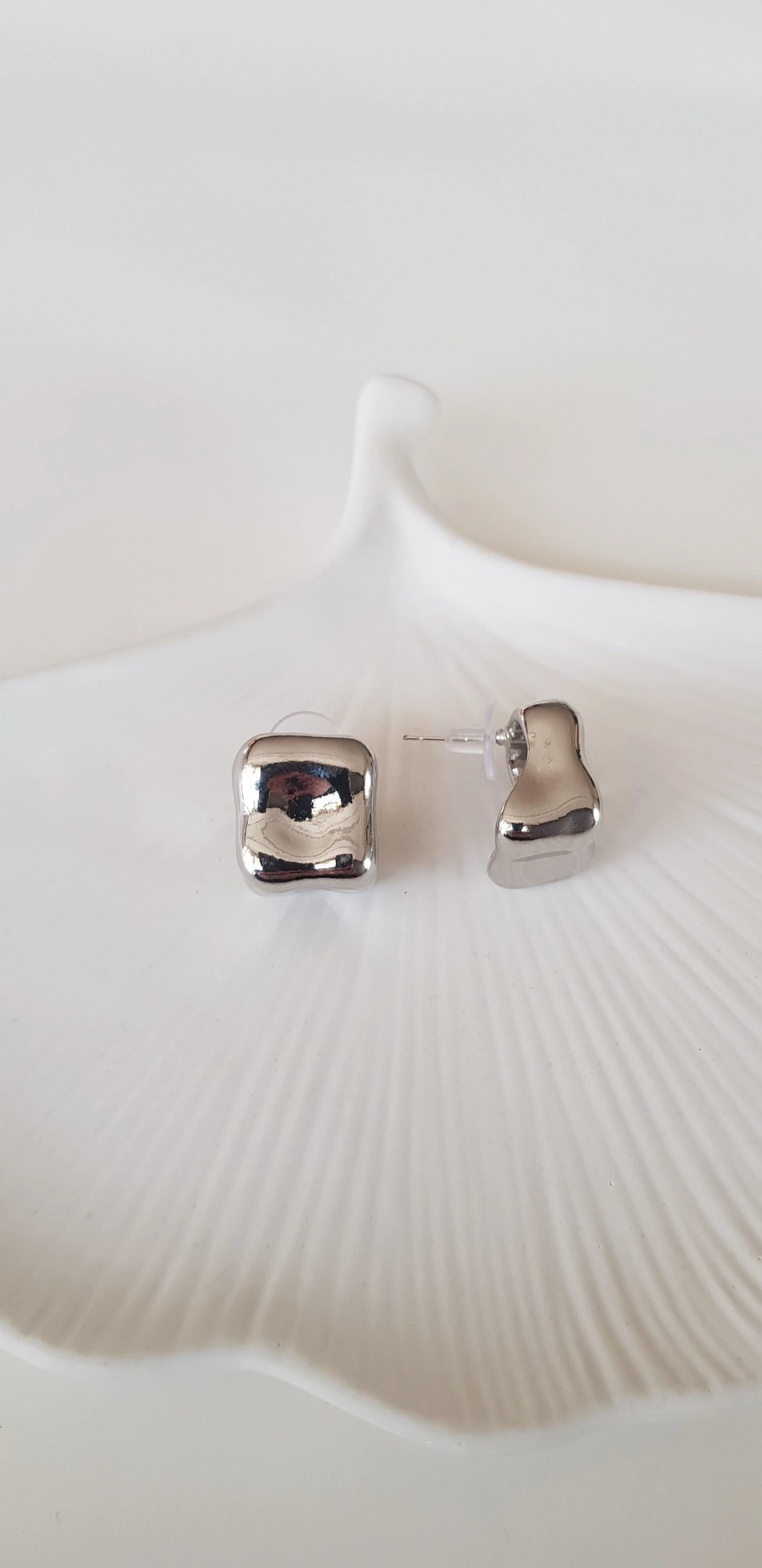 JOC Silver Mini Kare Vip Küpe