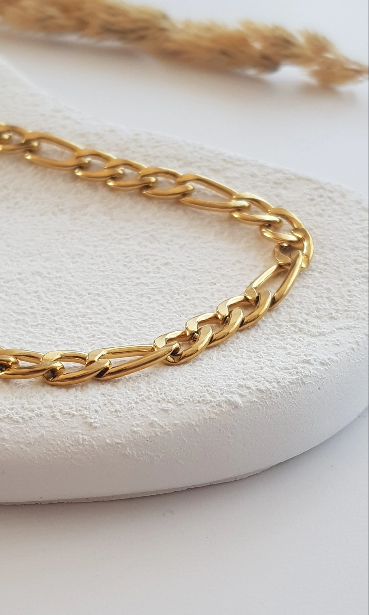 Gold Klasik Künye Çelik Kolye
