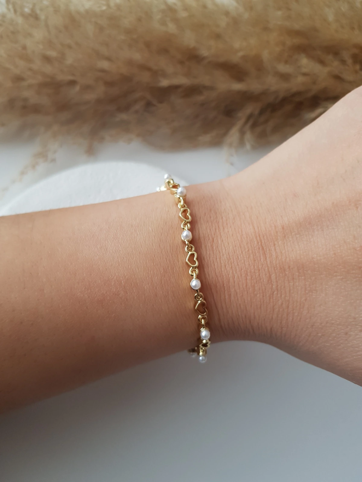 JOC Pearly Heart Bracelet