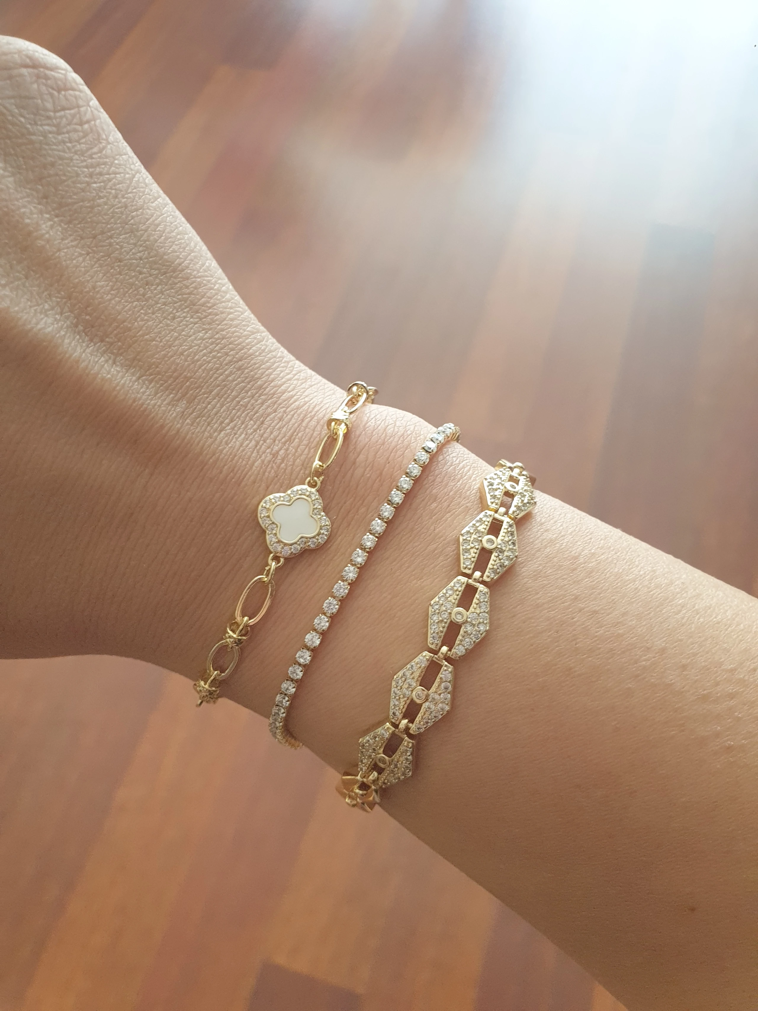 14K Gold İnce Suyolu Bileklik