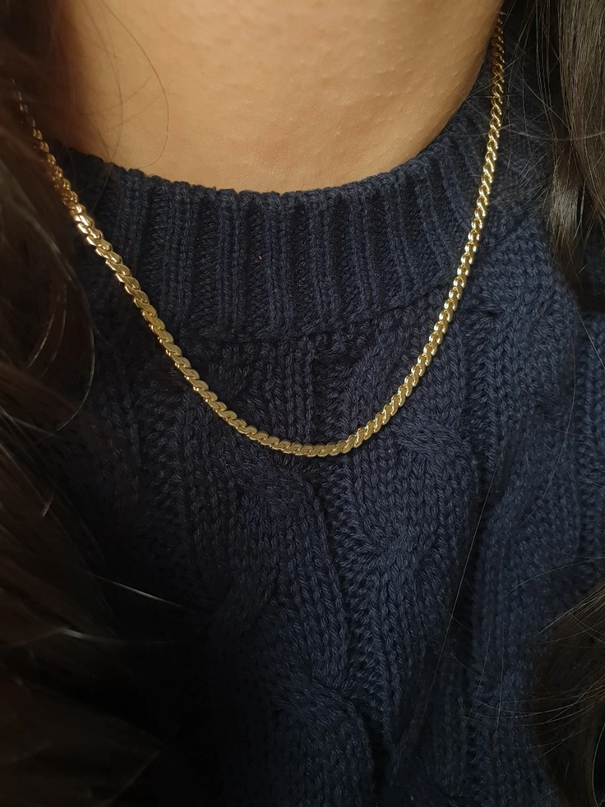 14K S Zincir Kolye
