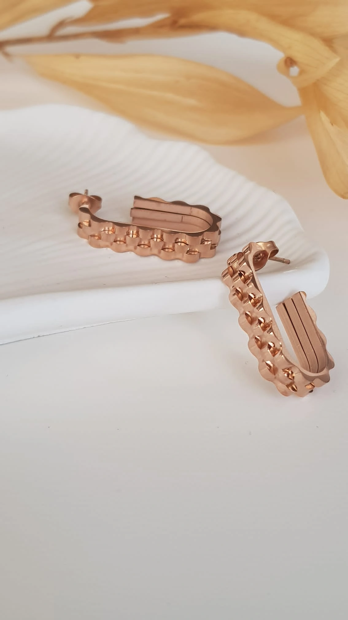 JOC Chain Çelik Küpe