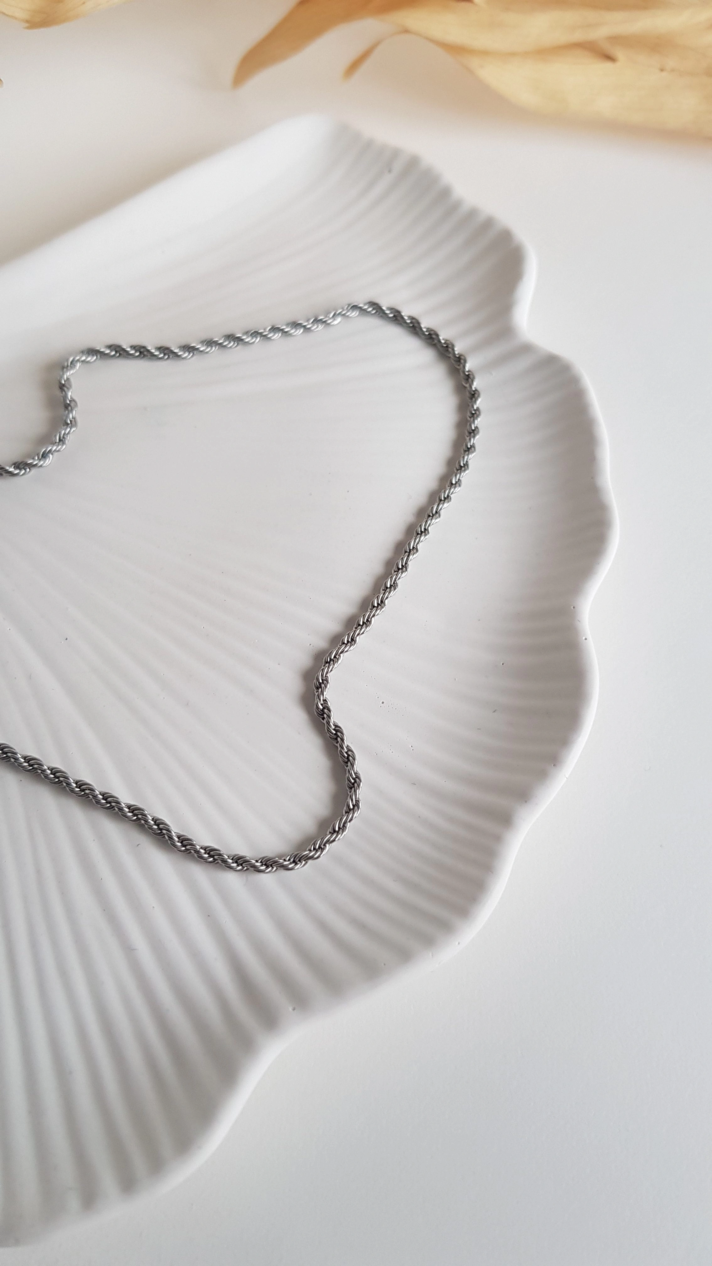 JOC Twist Silver Zincir Kolye 60(cm)