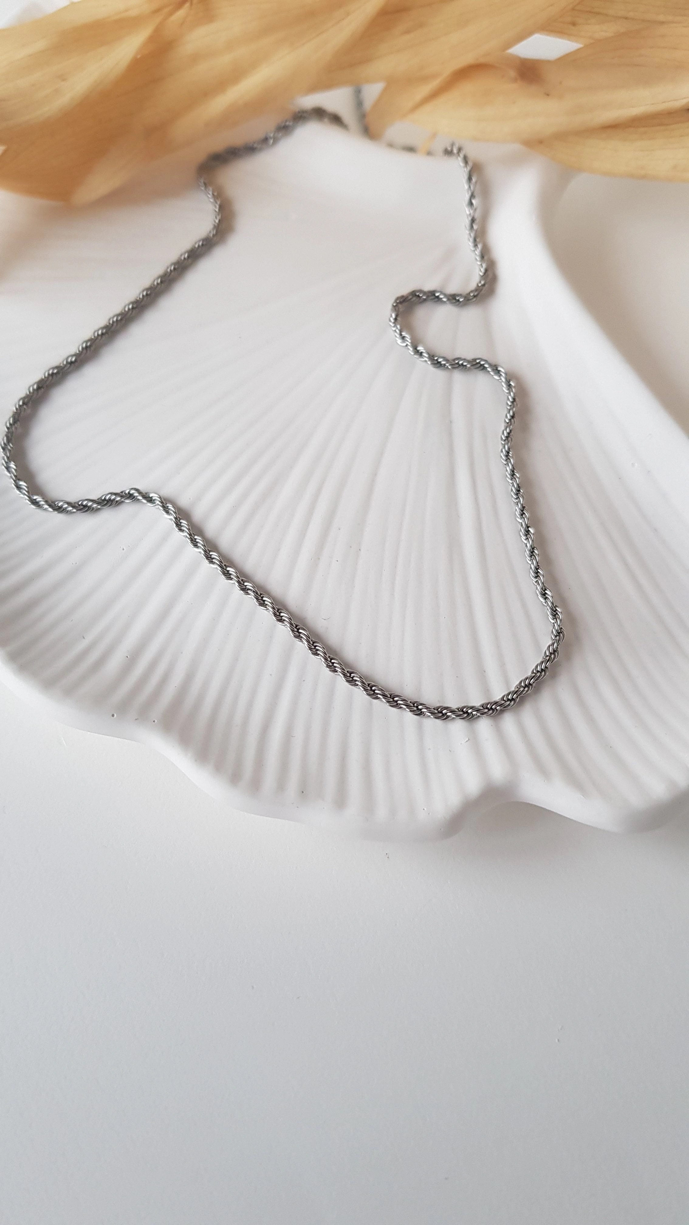 JOC Twist Silver Zincir Kolye 60(cm)