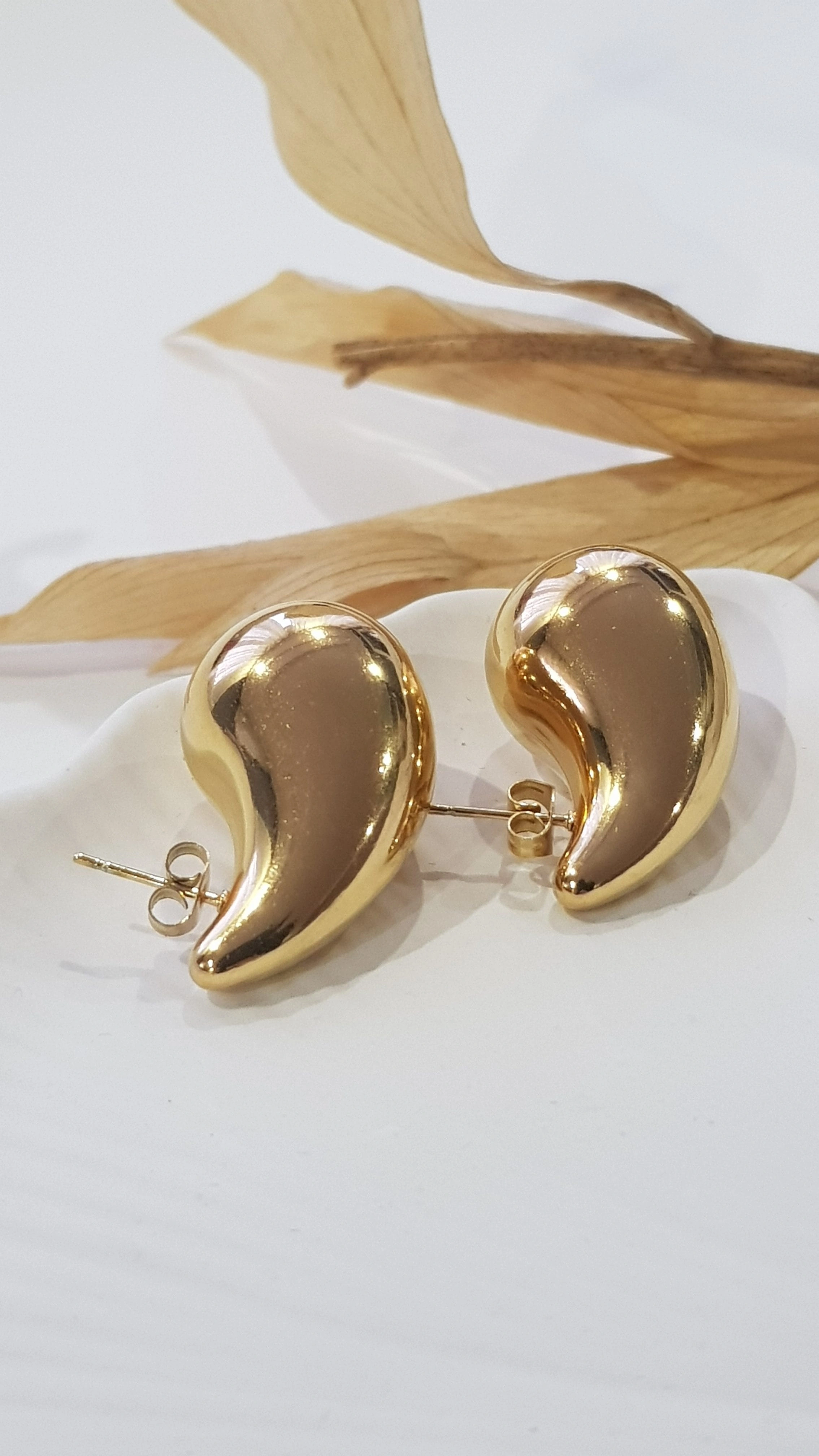 JOC Gold Botte Çelik Küpe (Büyük)