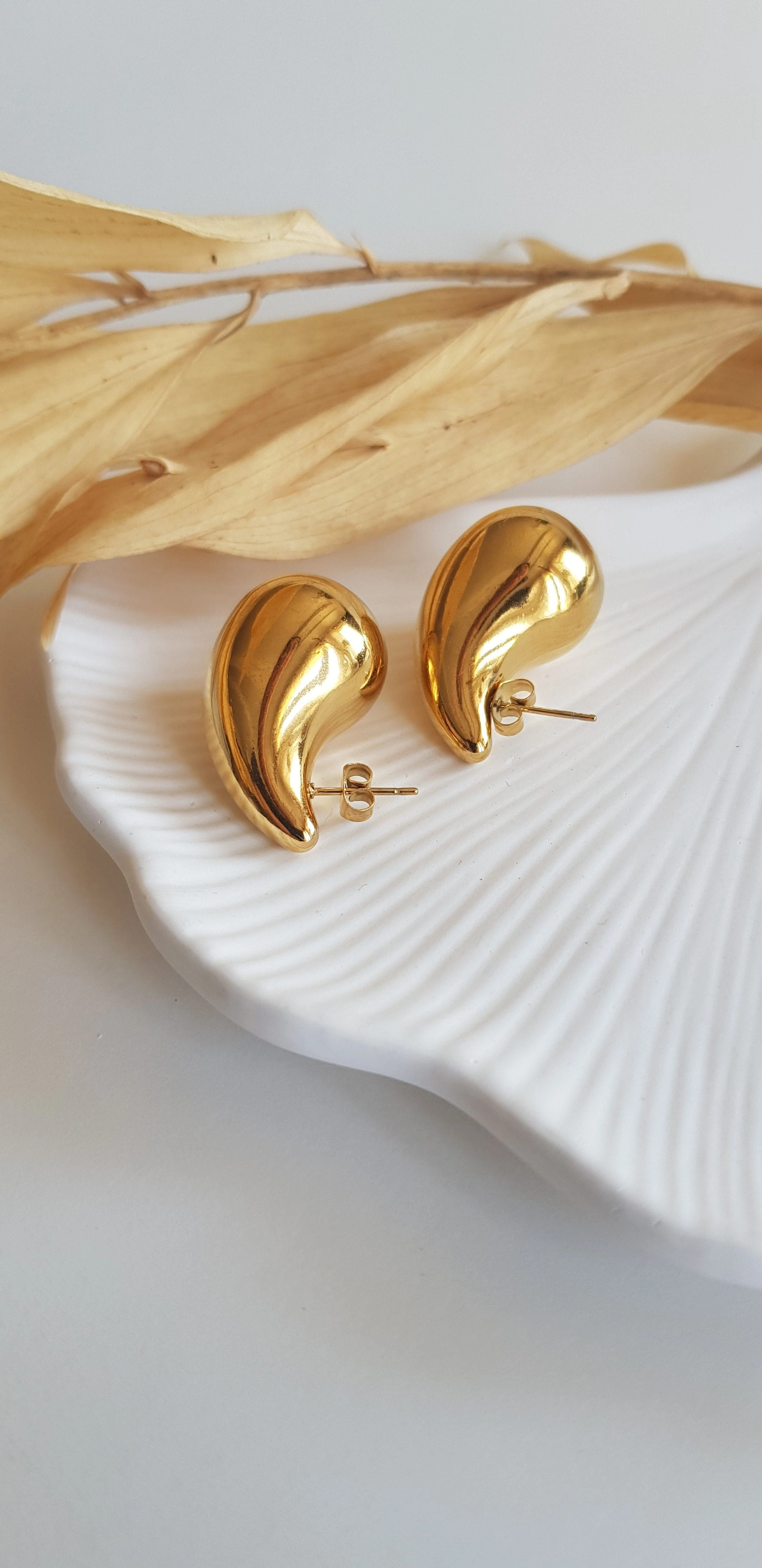 JOC Gold Botte Çelik Küpe (Büyük)