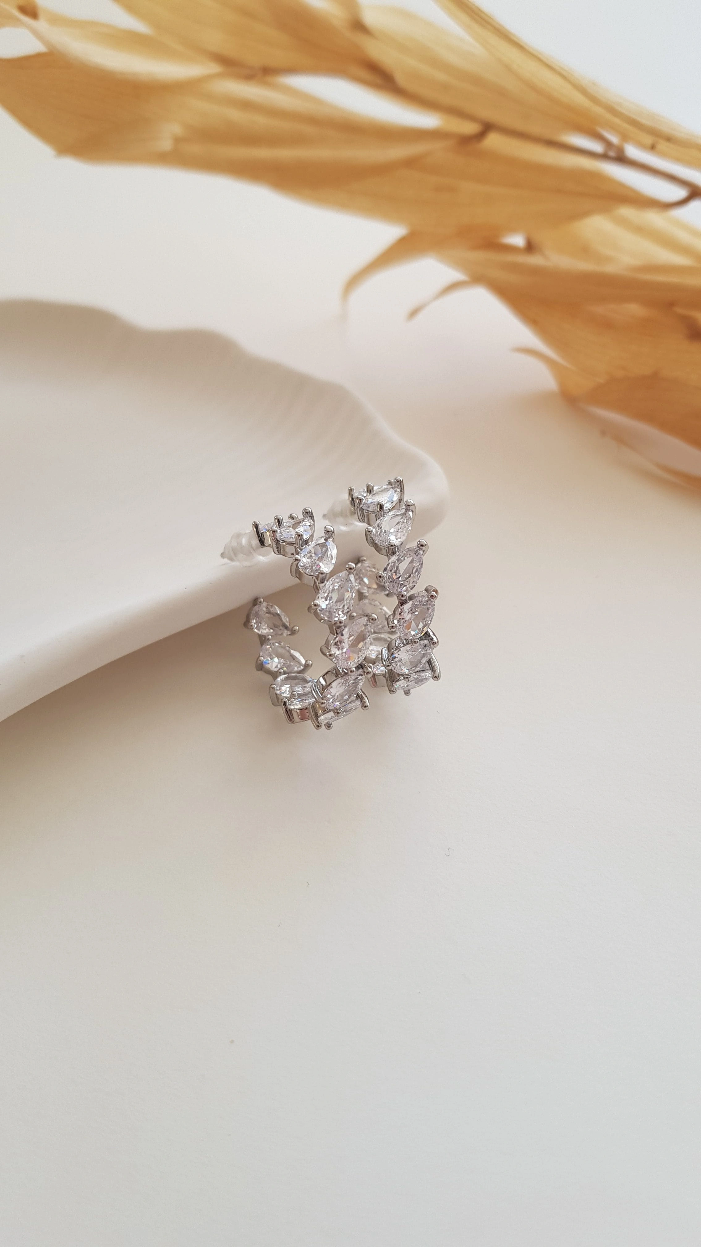 JOC Arpa Silver Halka Küpe