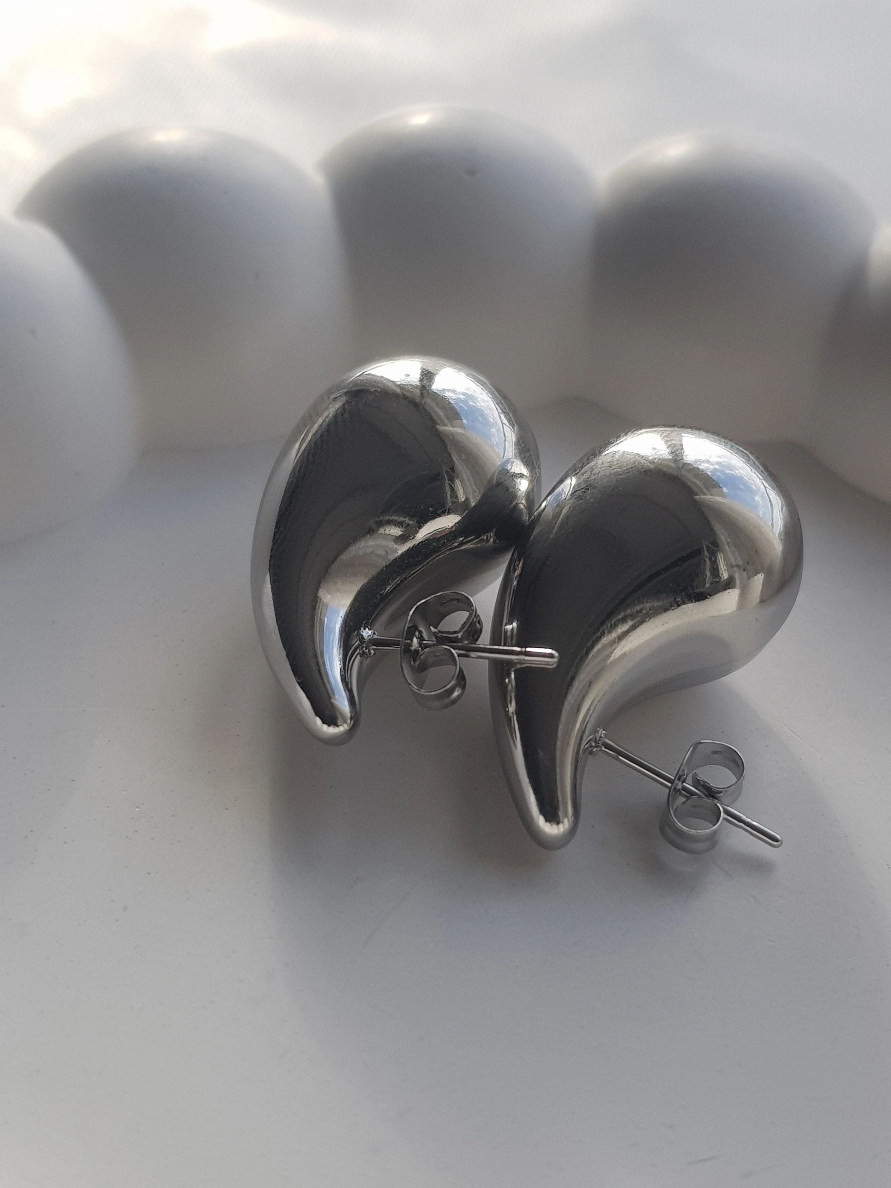 JOC Silver Küçük Botte Çelik Küpe