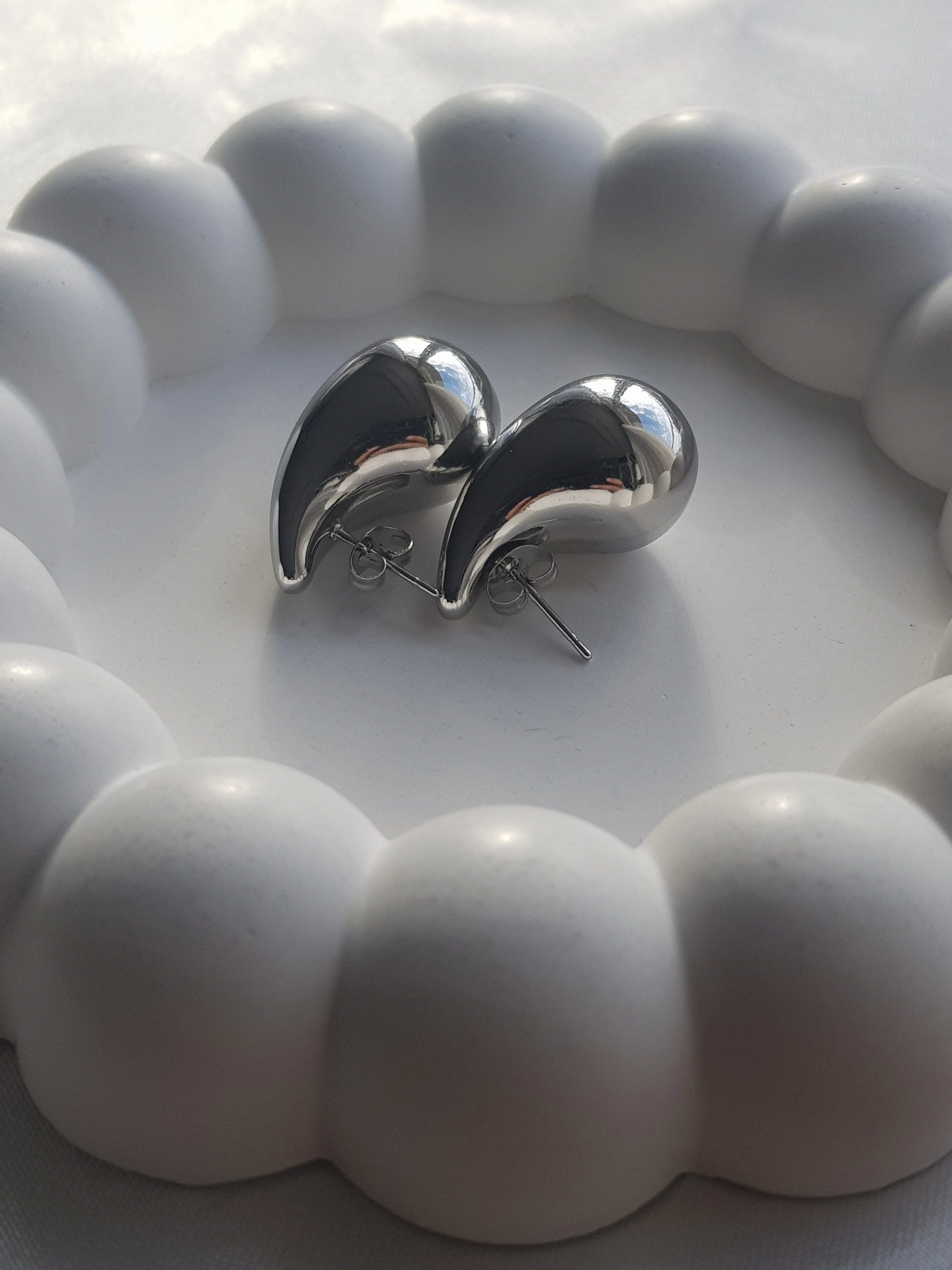 JOC Silver Küçük Botte Çelik Küpe