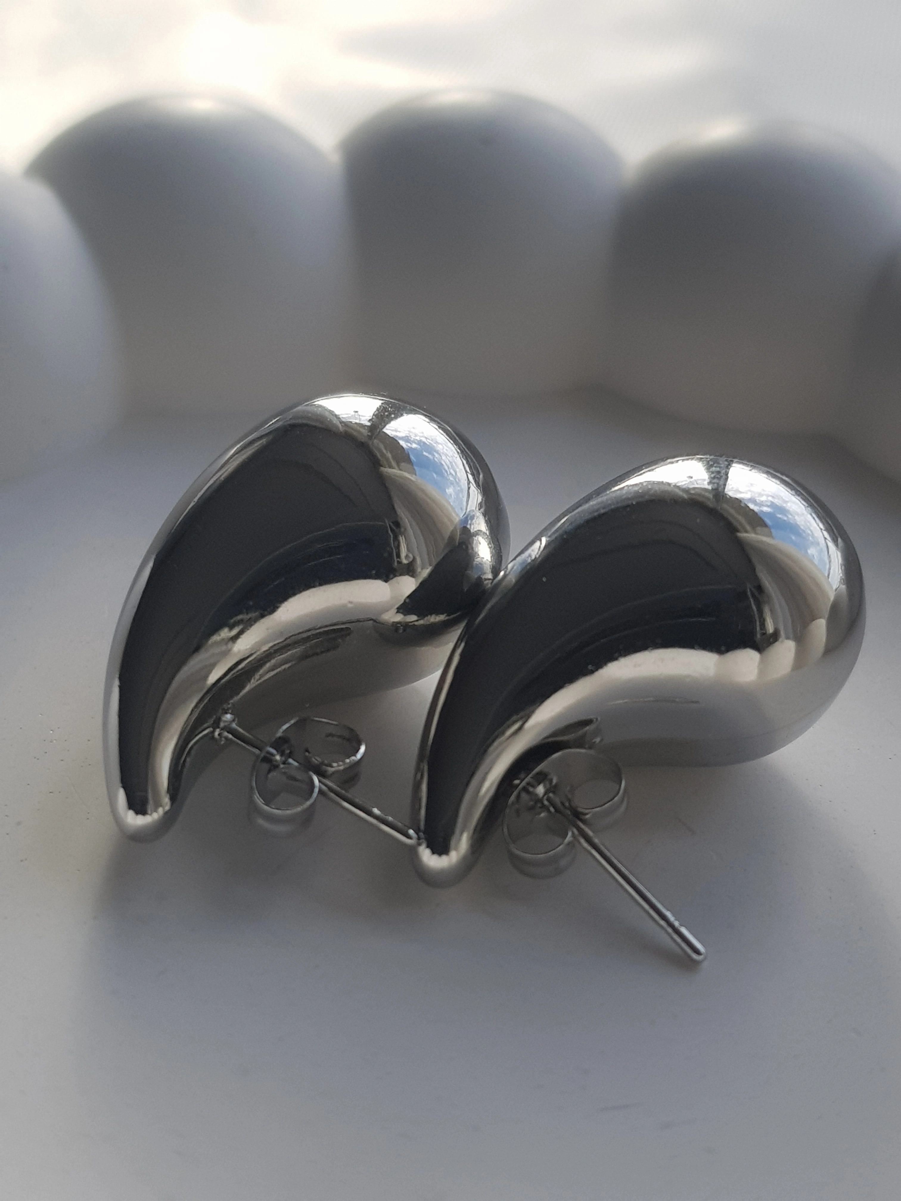 JOC Silver Küçük Botte Çelik Küpe
