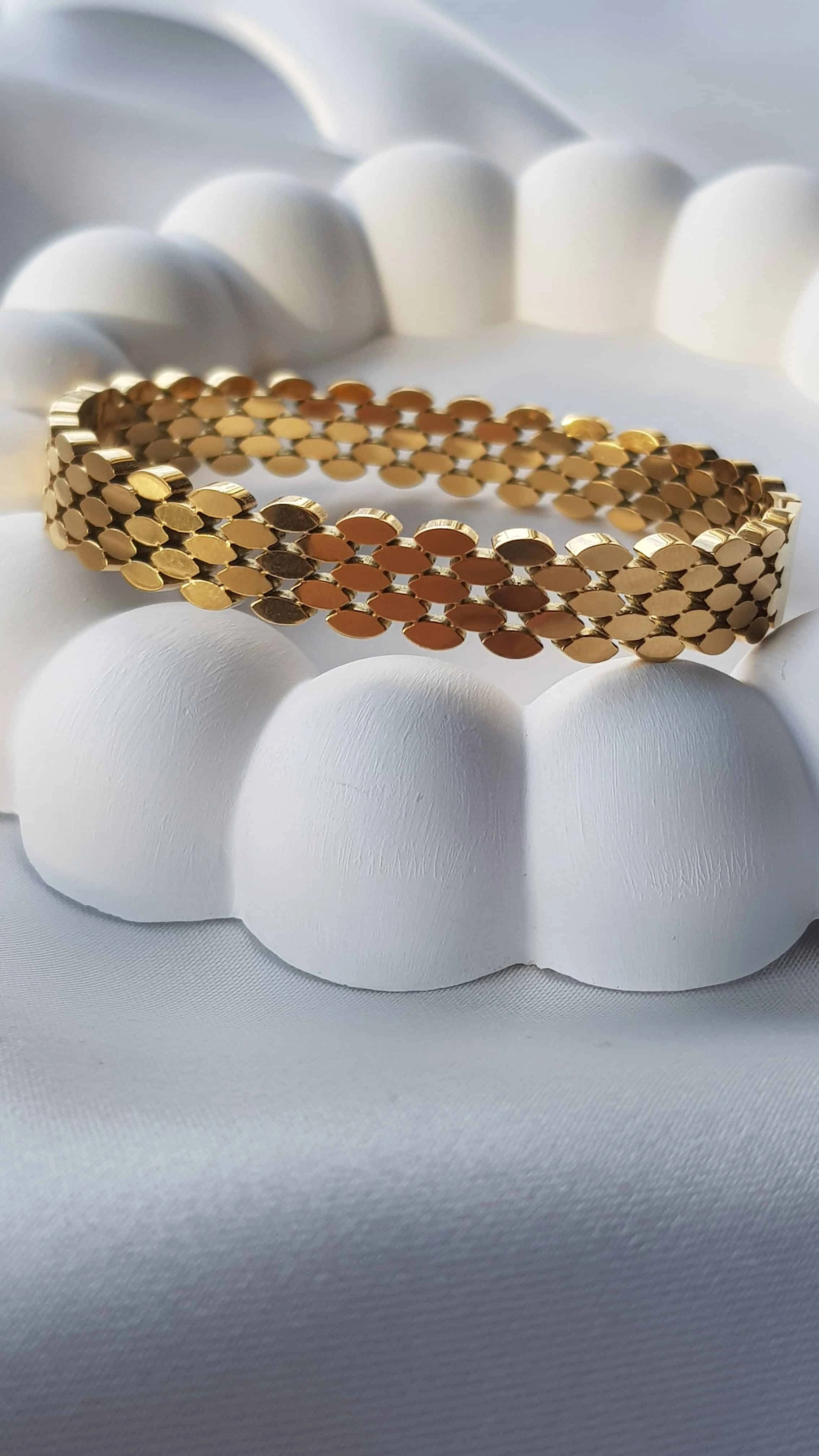 JOC Elips Plaka Gold Kelepçe