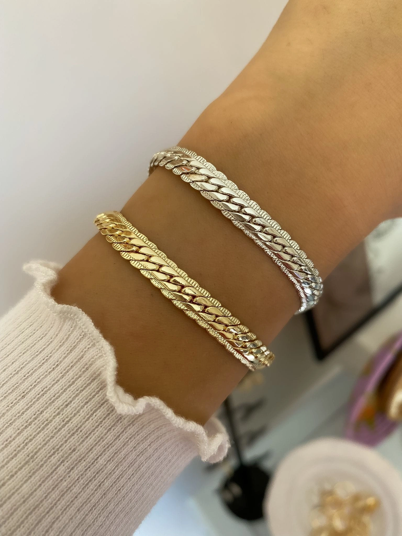 JOC Silver Ezme Bileklik