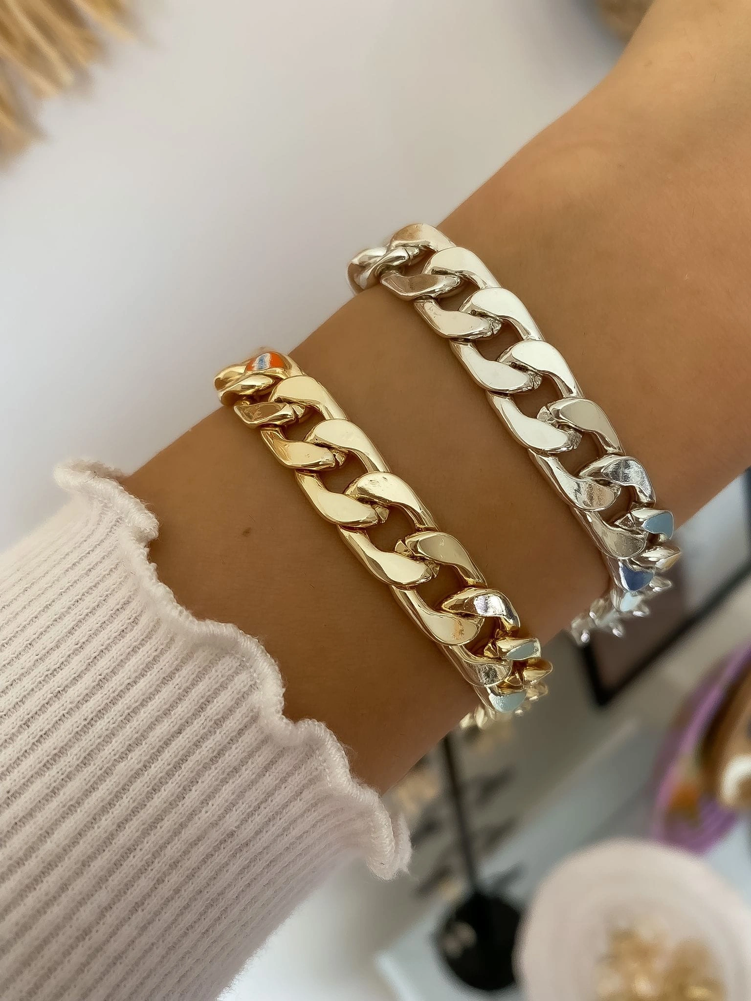 JOC Gold Zincir Bileklik