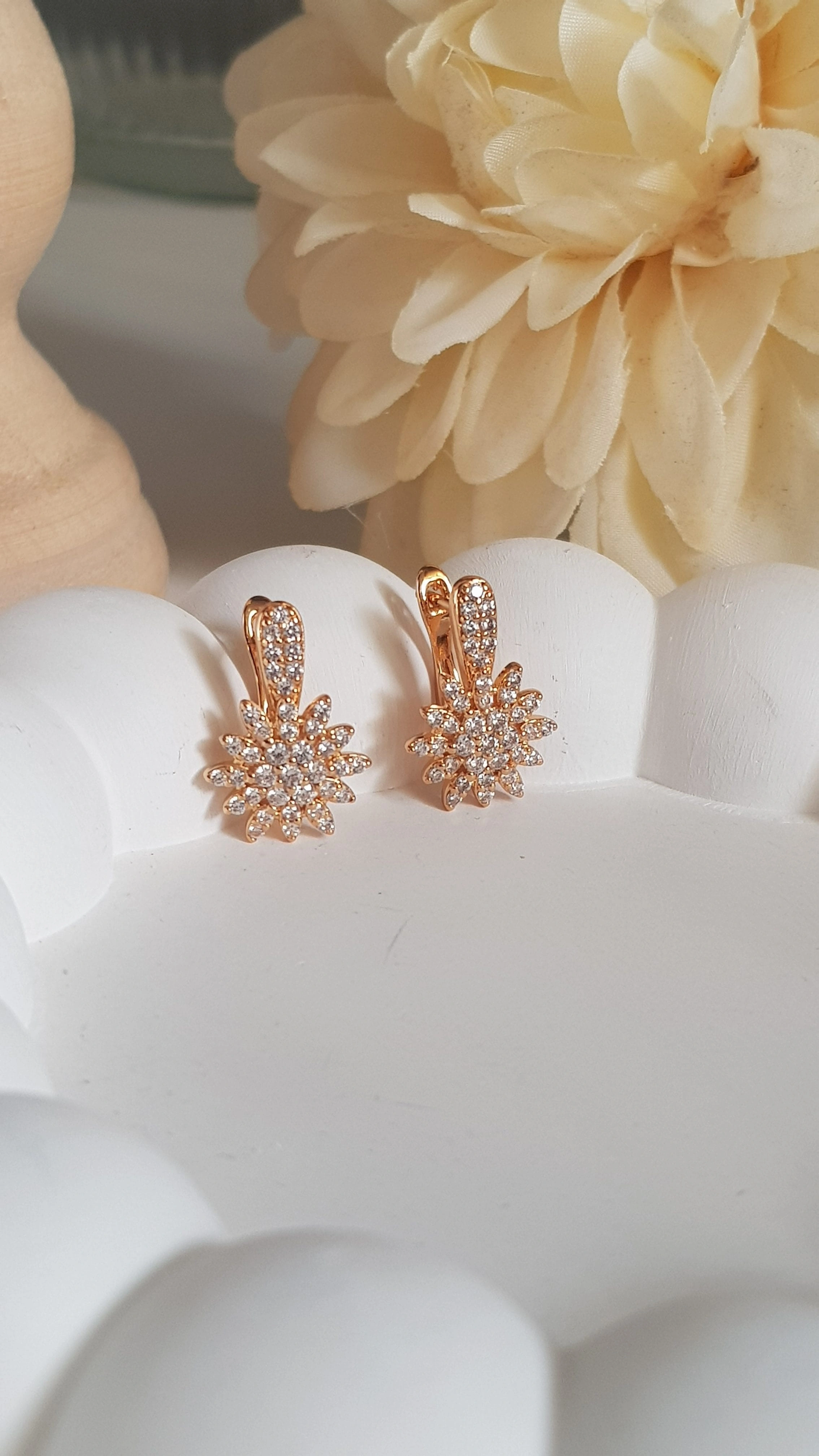 JOC Taşlı Gold Xuping Küpe