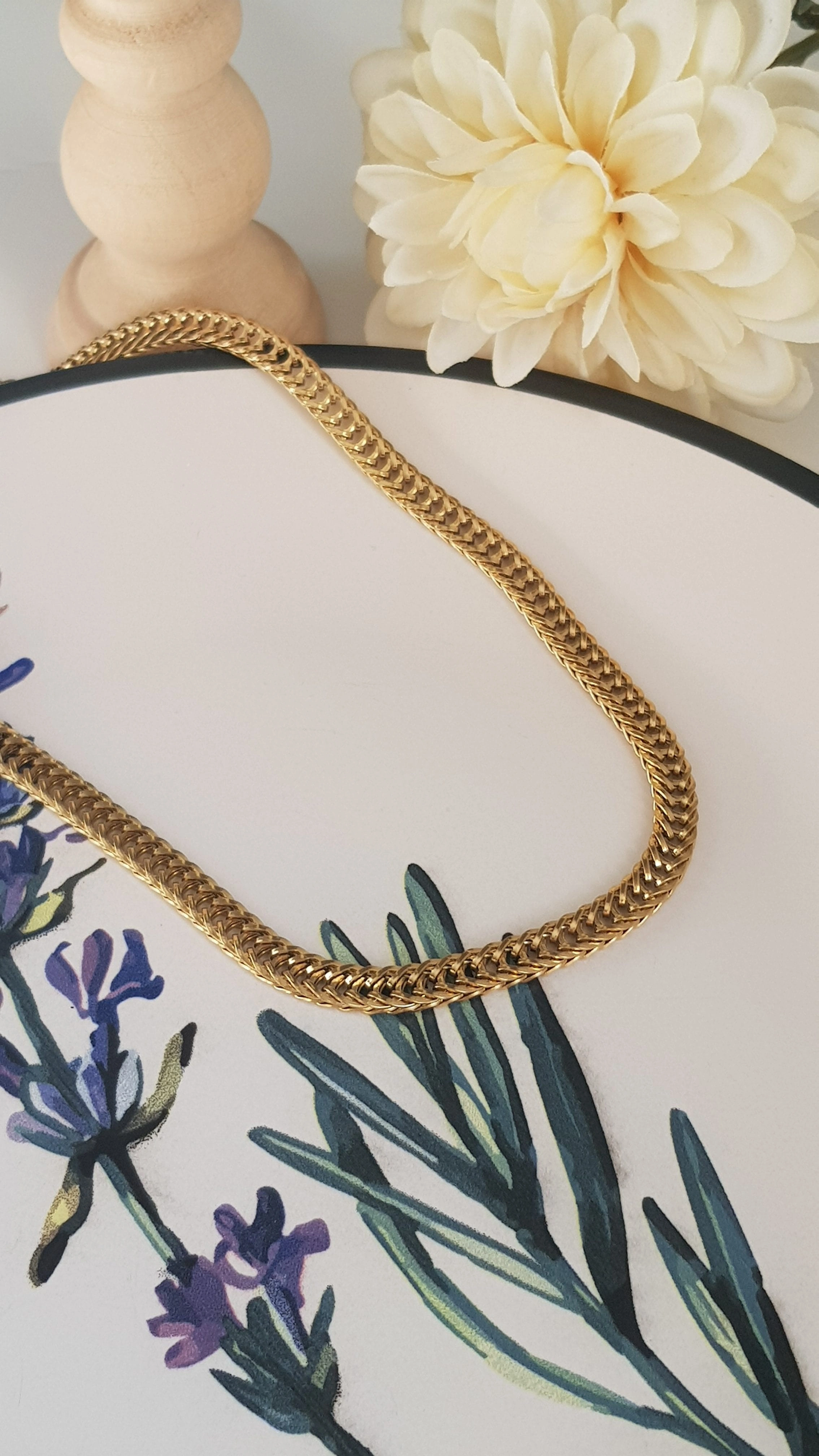 JOC Kalın Zincir Çelik Kolye (50Cm)