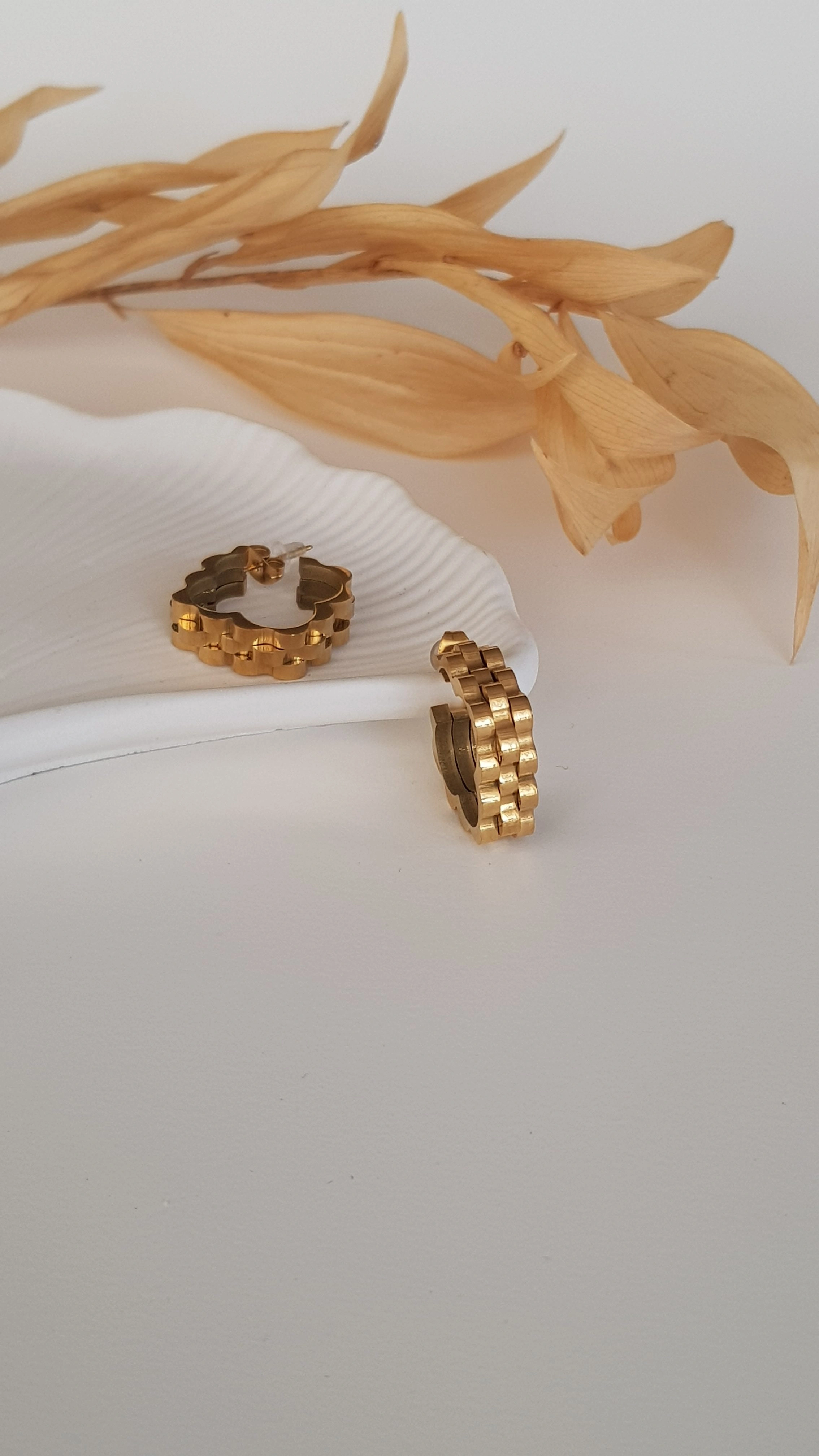 JOC Gold Rlx Çelik Küpe