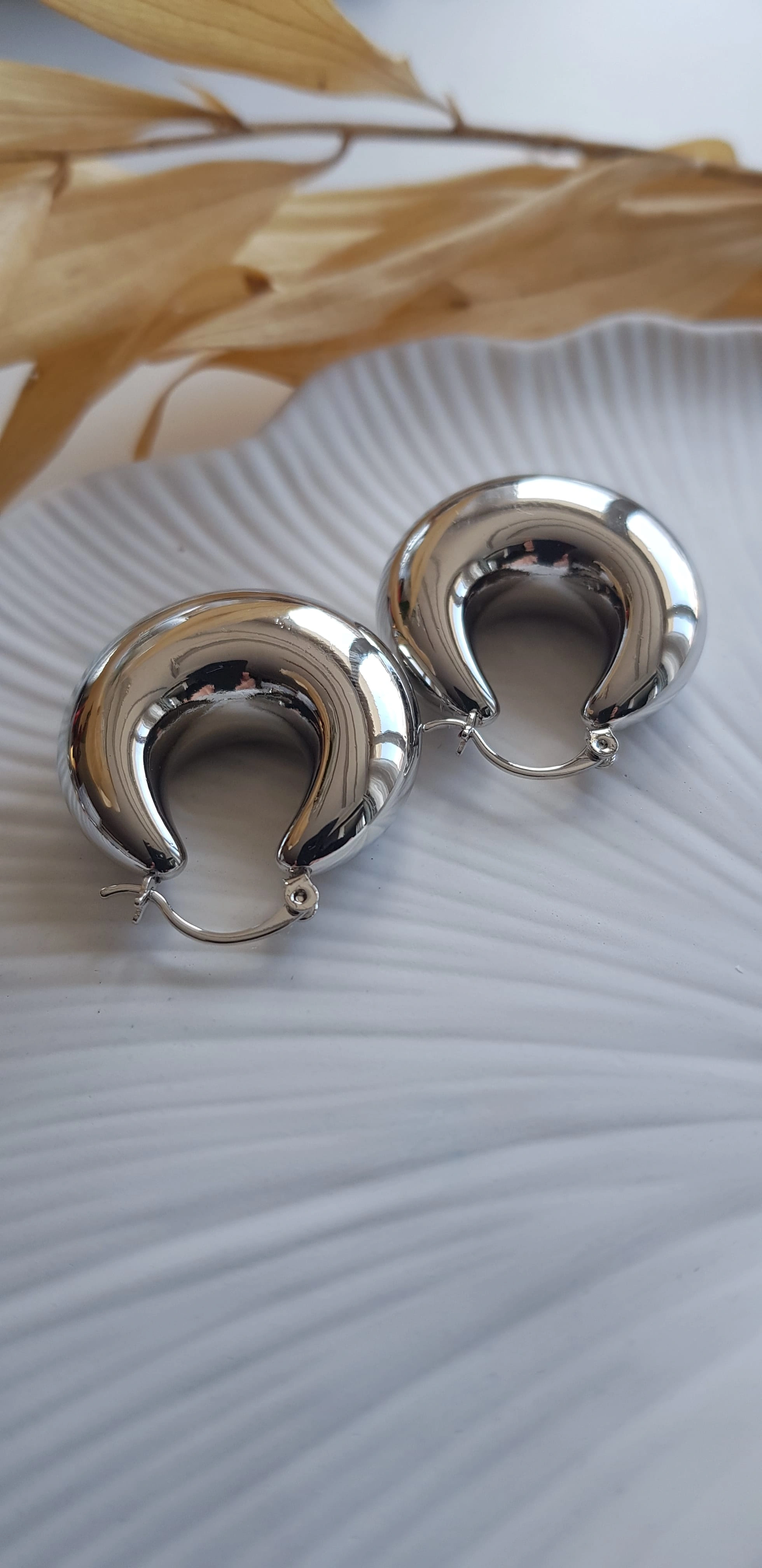 JOC Silver Vintage Halka Vip Küpe