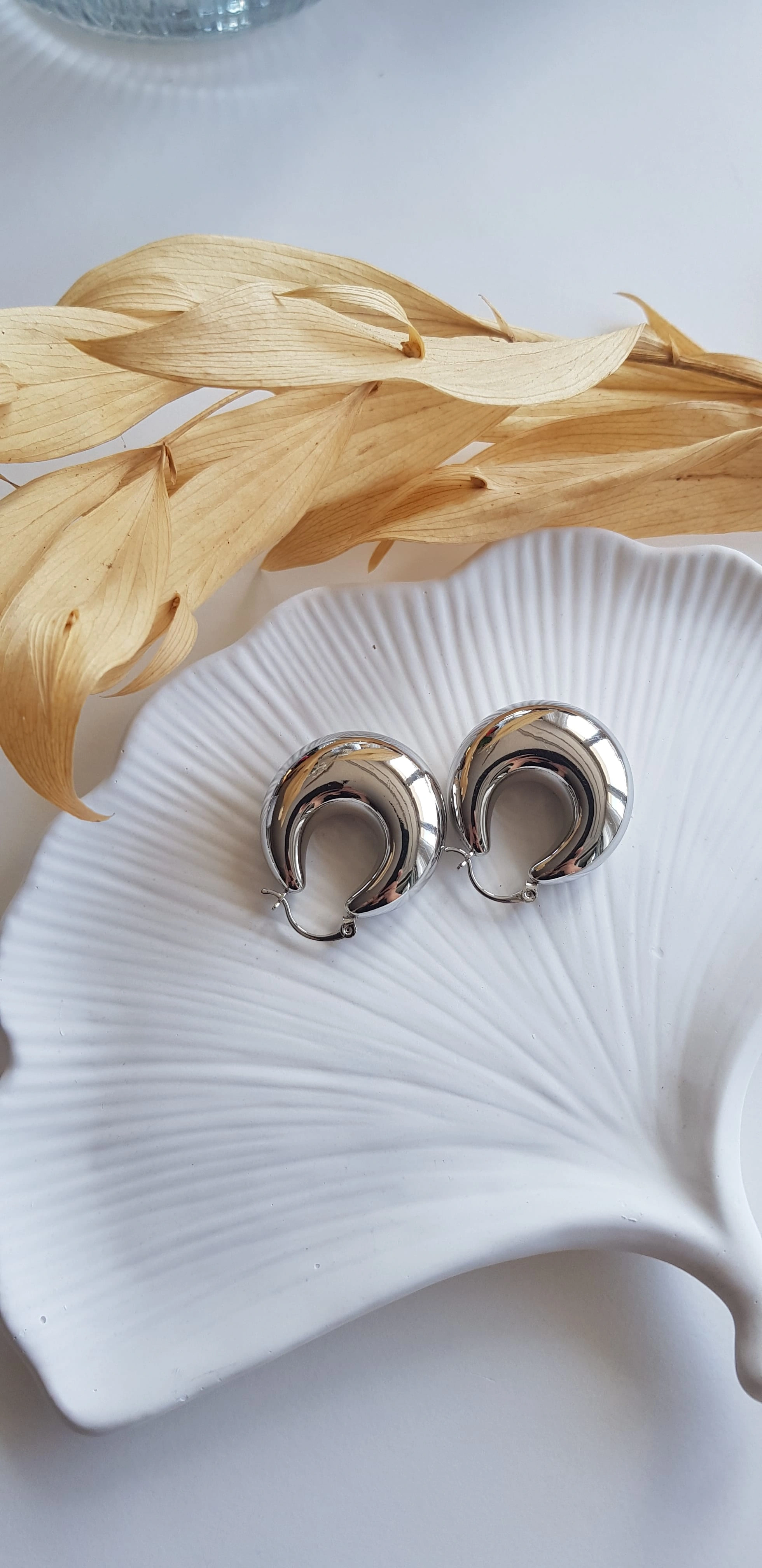 JOC Silver Vintage Halka Vip Küpe