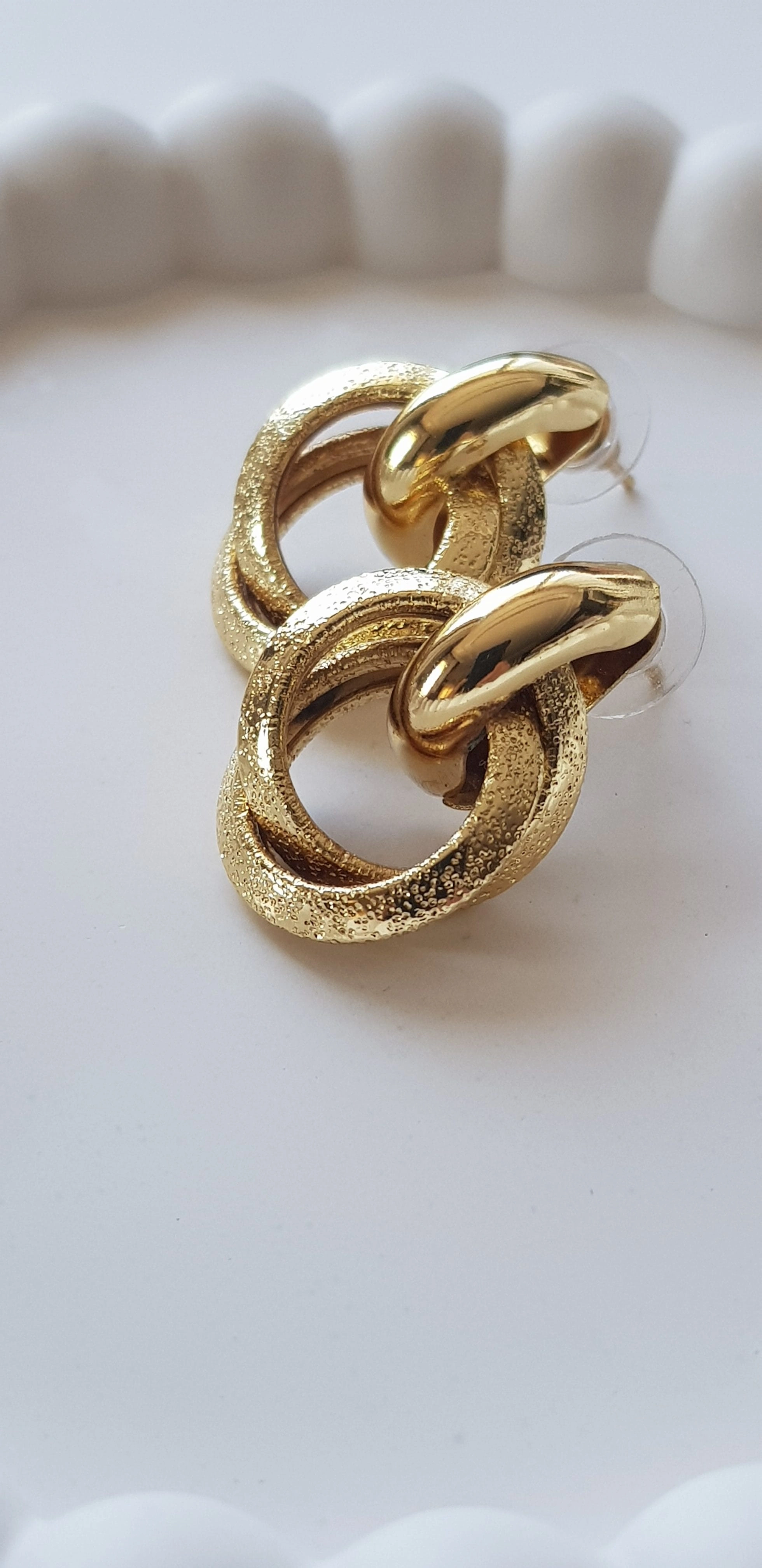 JOC Gold Küçük İçten Geçme Vip Küpe