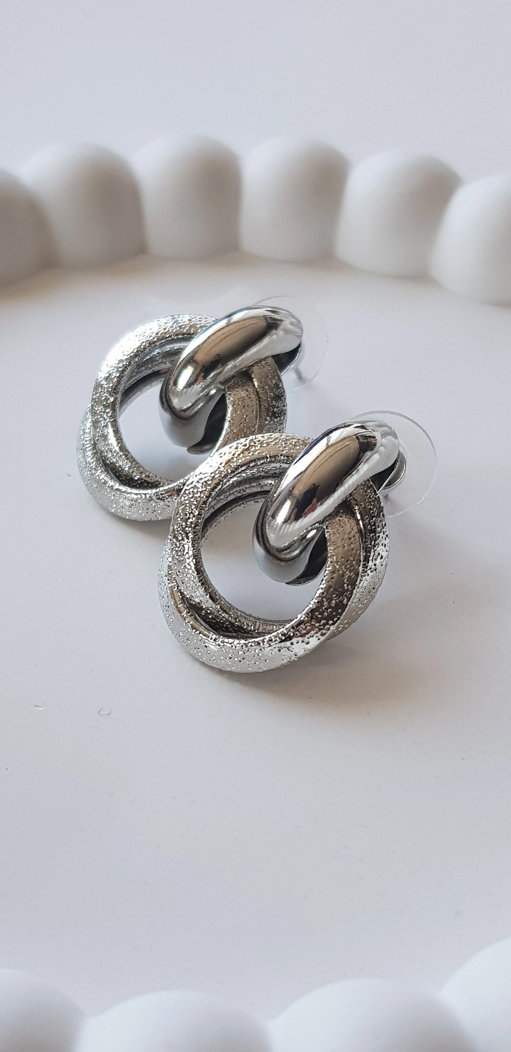 JOC Silver Küçük İçten geçme Vip Küpe