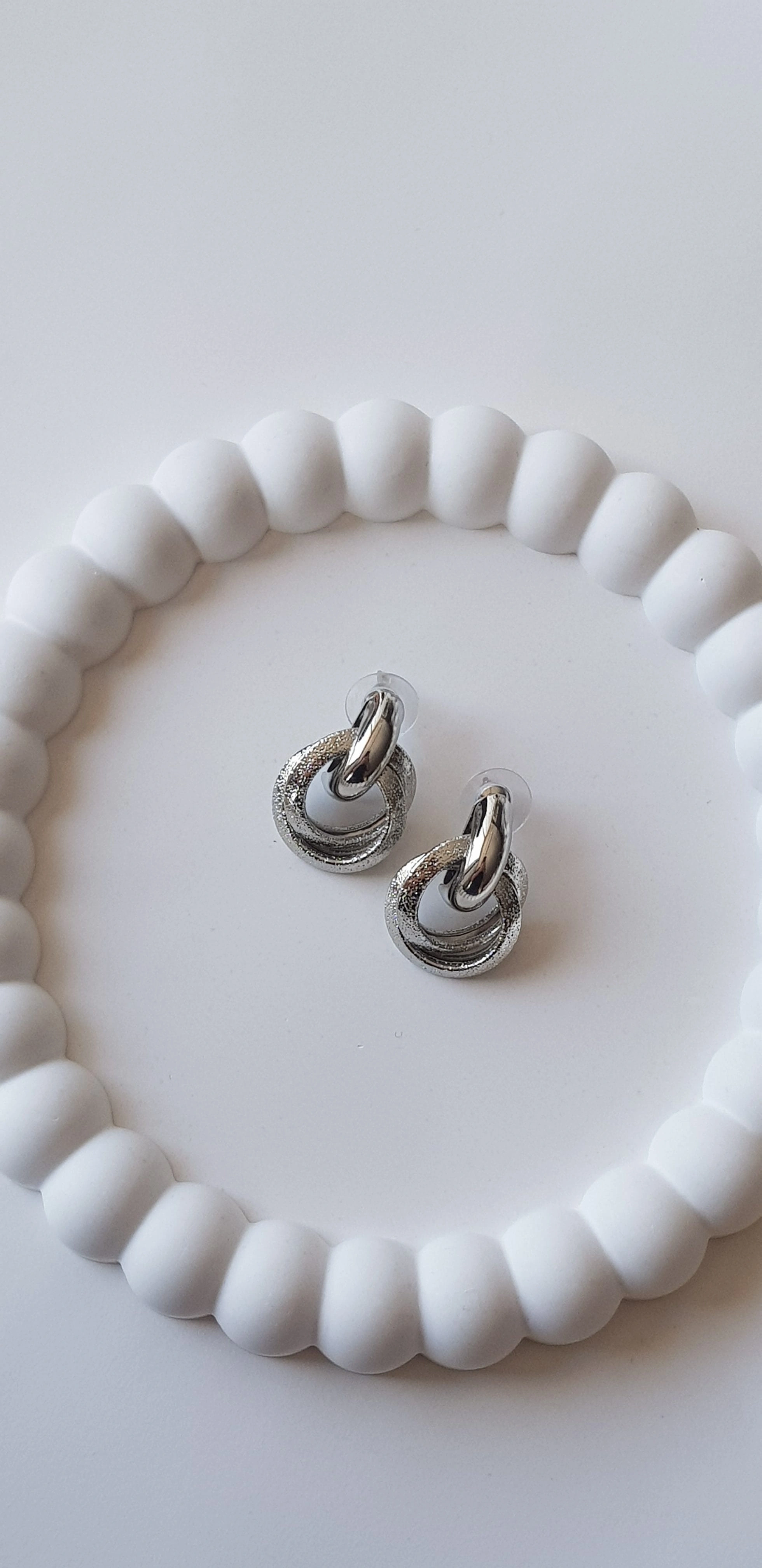 JOC Silver Küçük İçten geçme Vip Küpe
