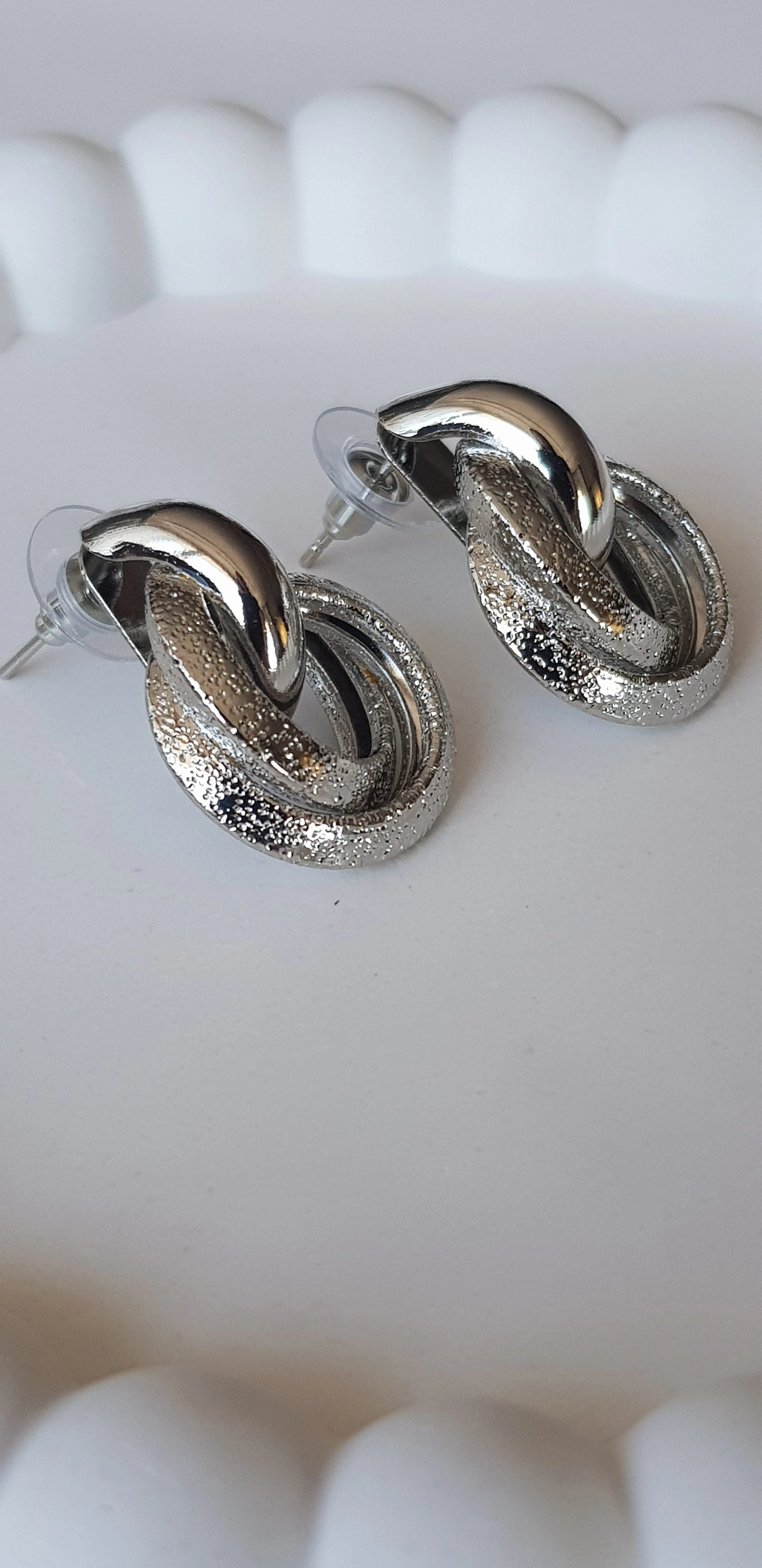 JOC Silver Küçük İçten geçme Vip Küpe