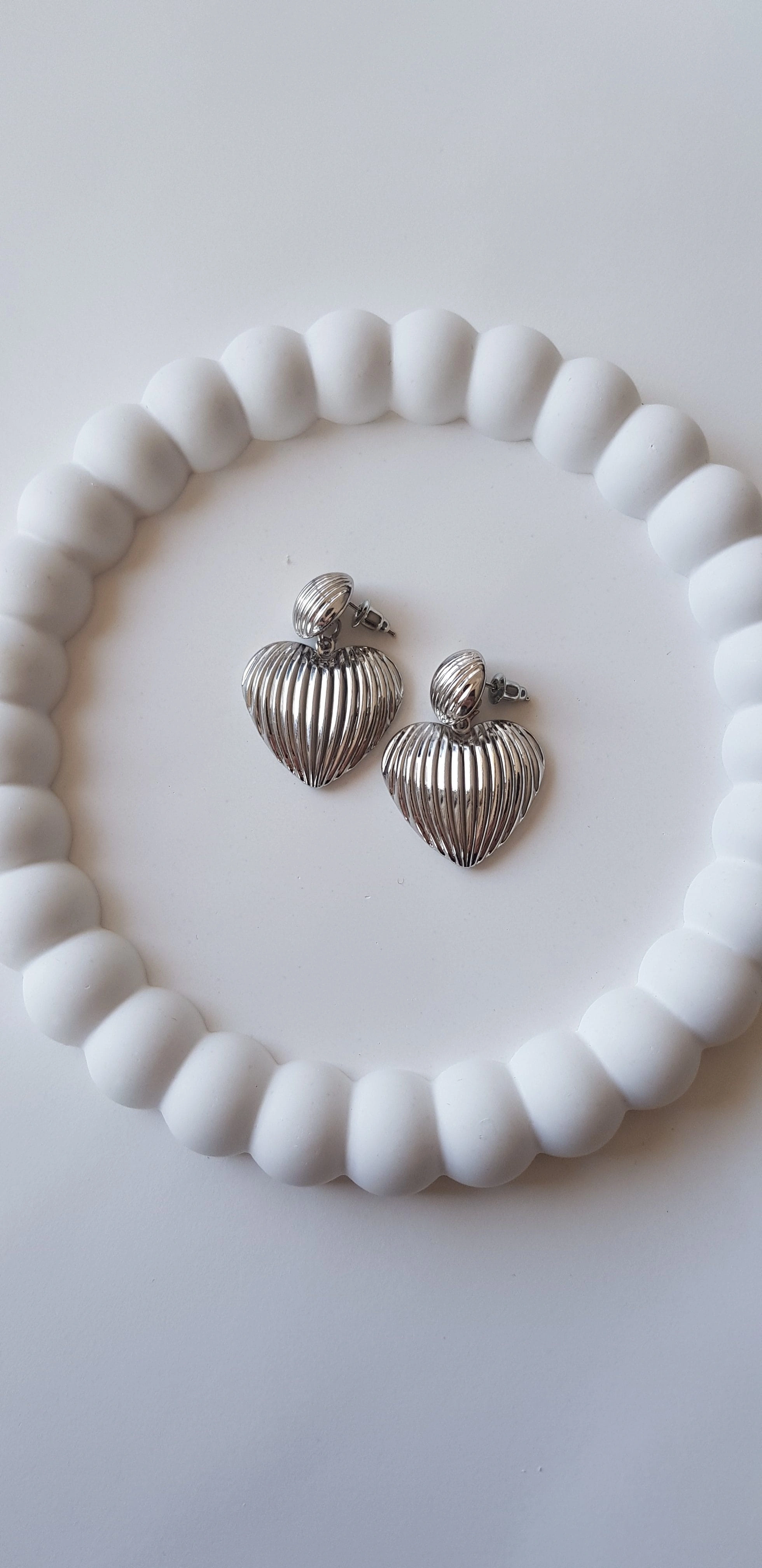 JOC Silver Kalp Sallantılı Vip Küpe