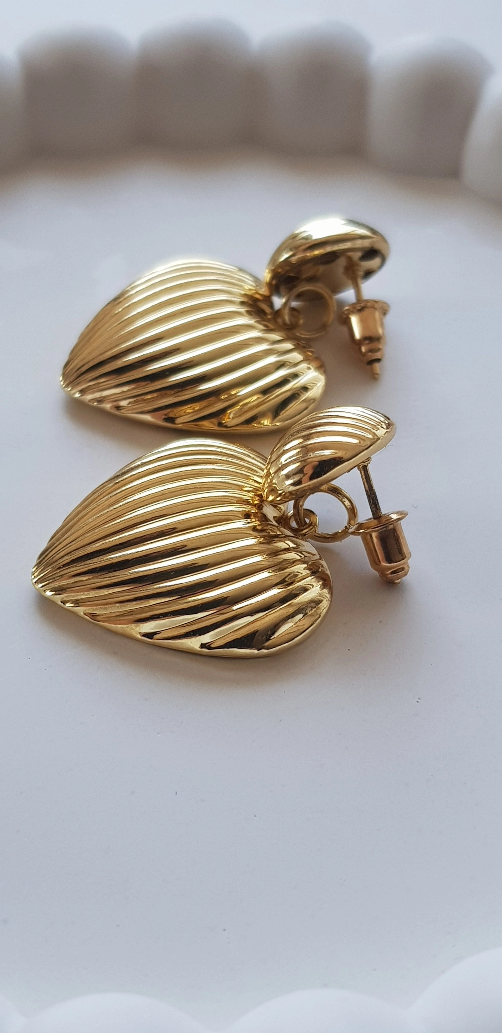 JOC Gold Kalp Sallantılı Vip Küpe