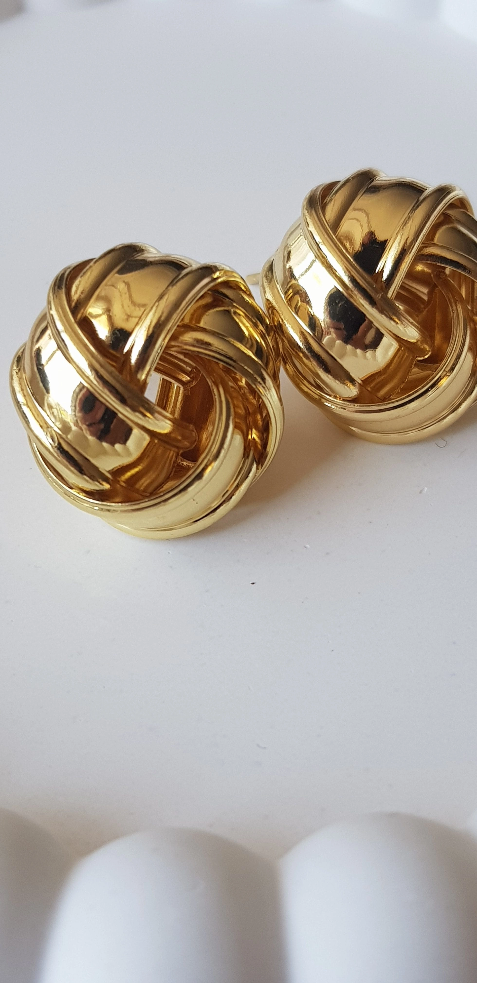 JOC Gold Düğüm Vip Küpe