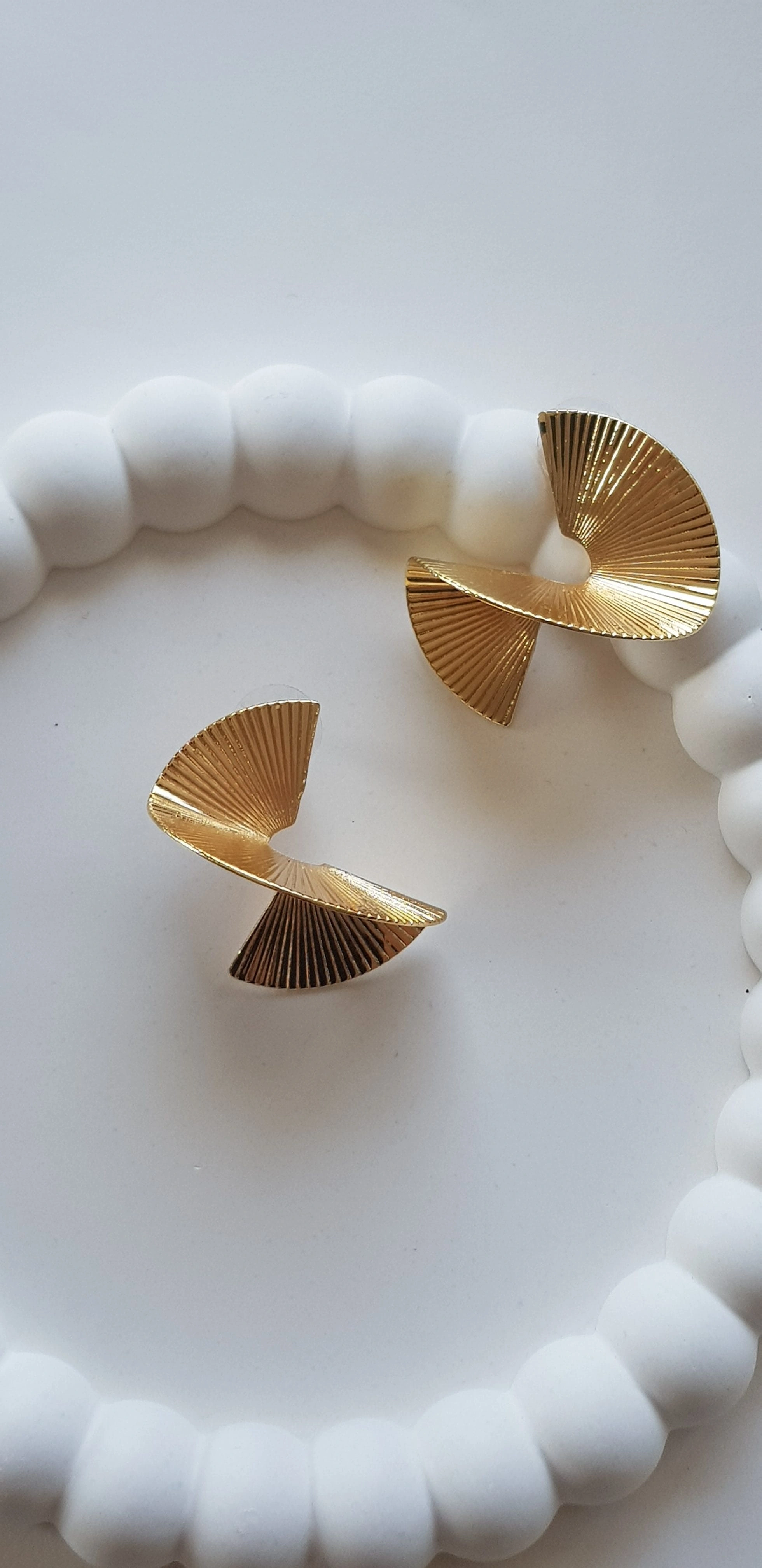 JOC Gold Yelpaze Vip Küpe