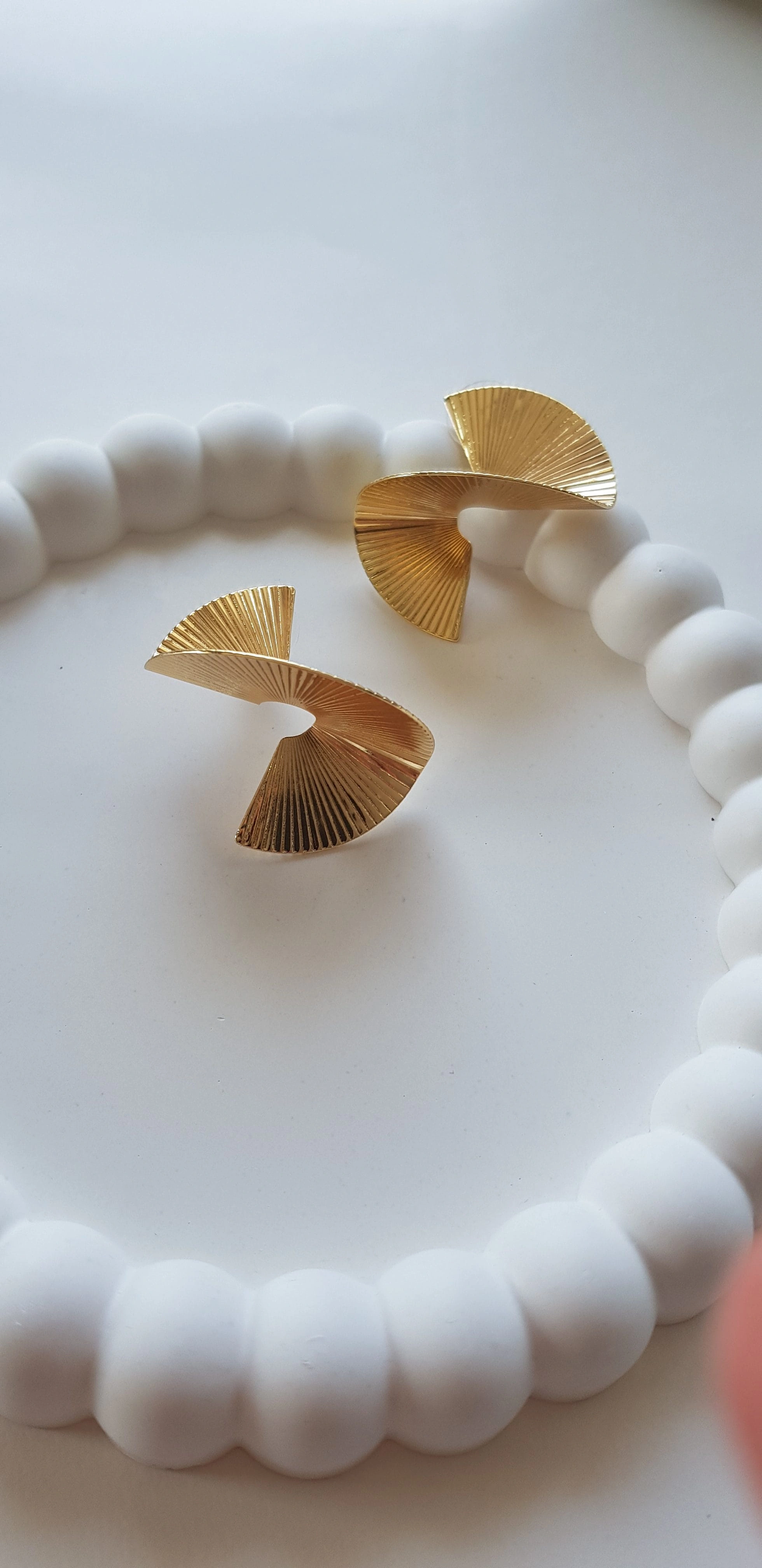 JOC Gold Yelpaze Vip Küpe