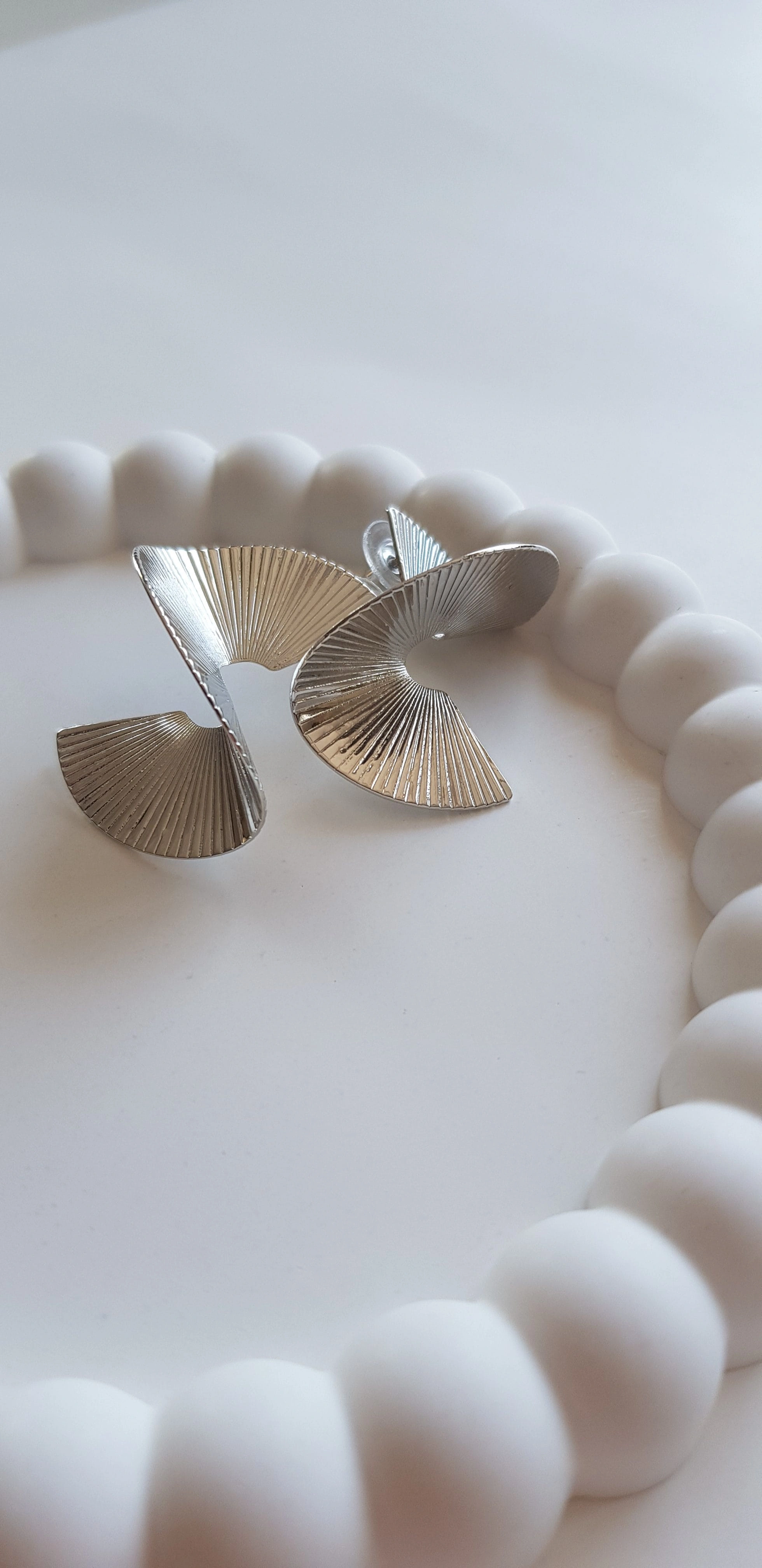 JOC Silver Yelpaze Vip Küpe
