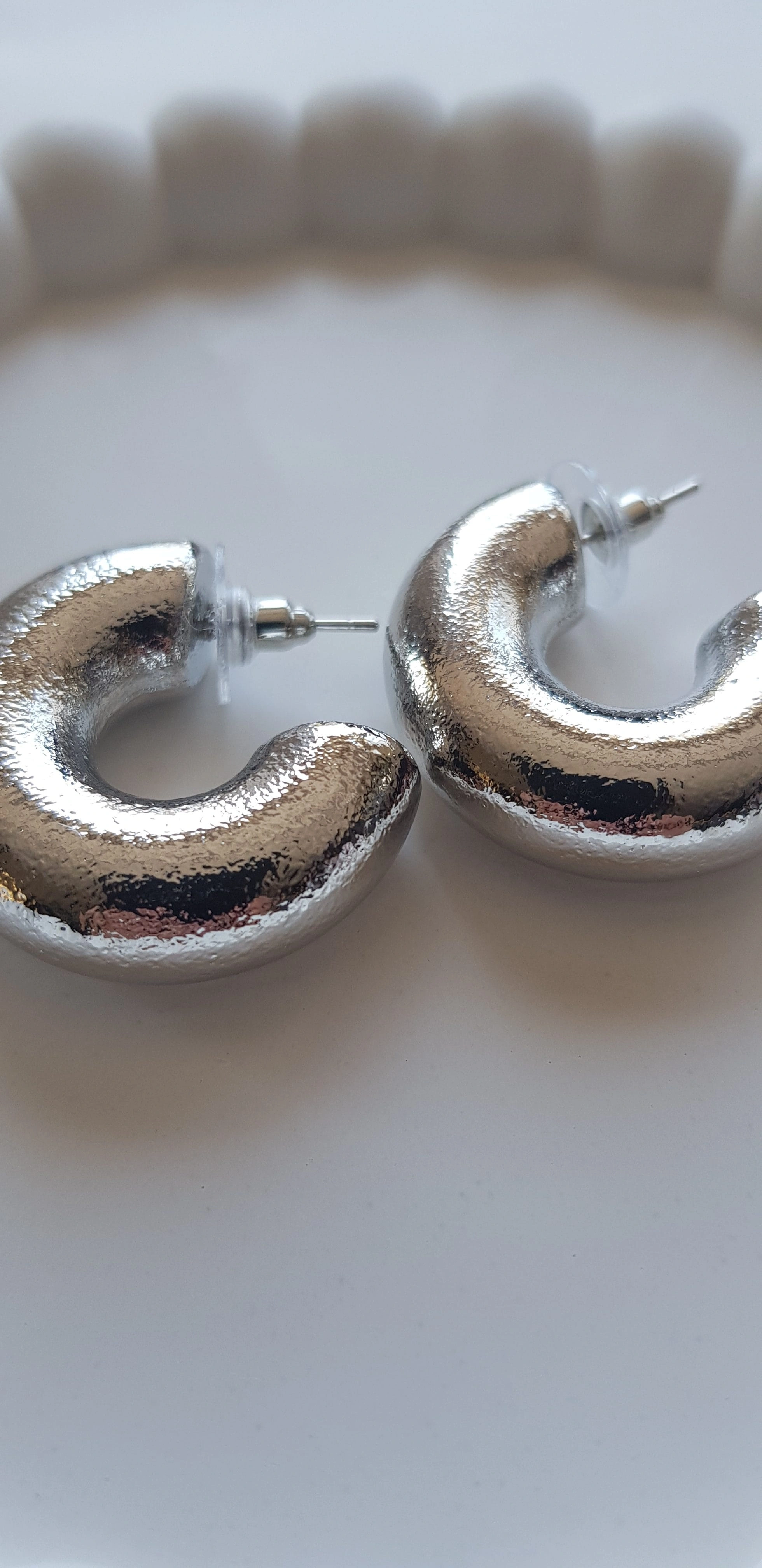 JOC Silver Mat Bombe Vip Küpe
