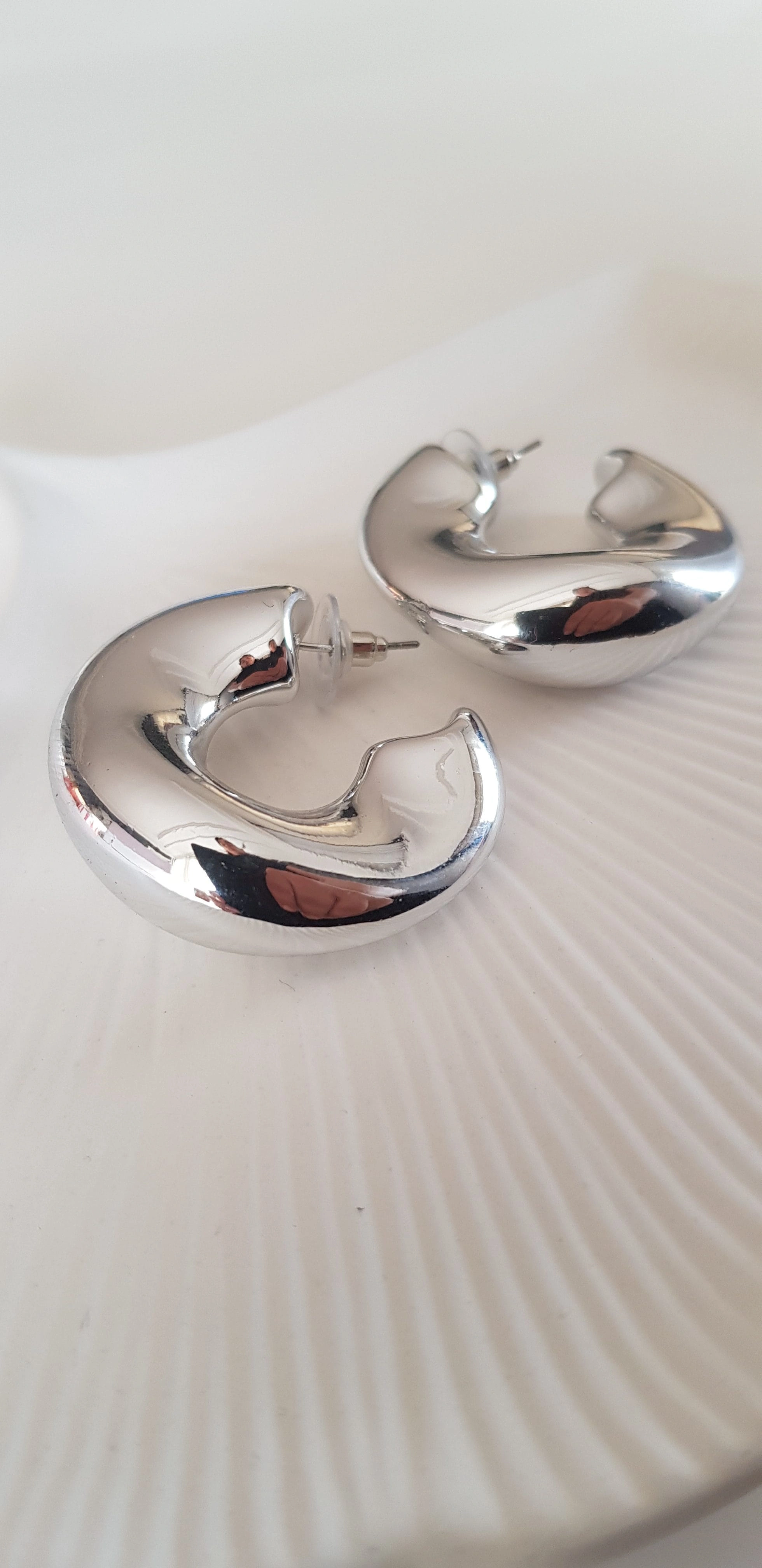 JOC Silver Asimetrik Bombe Vip Küpe