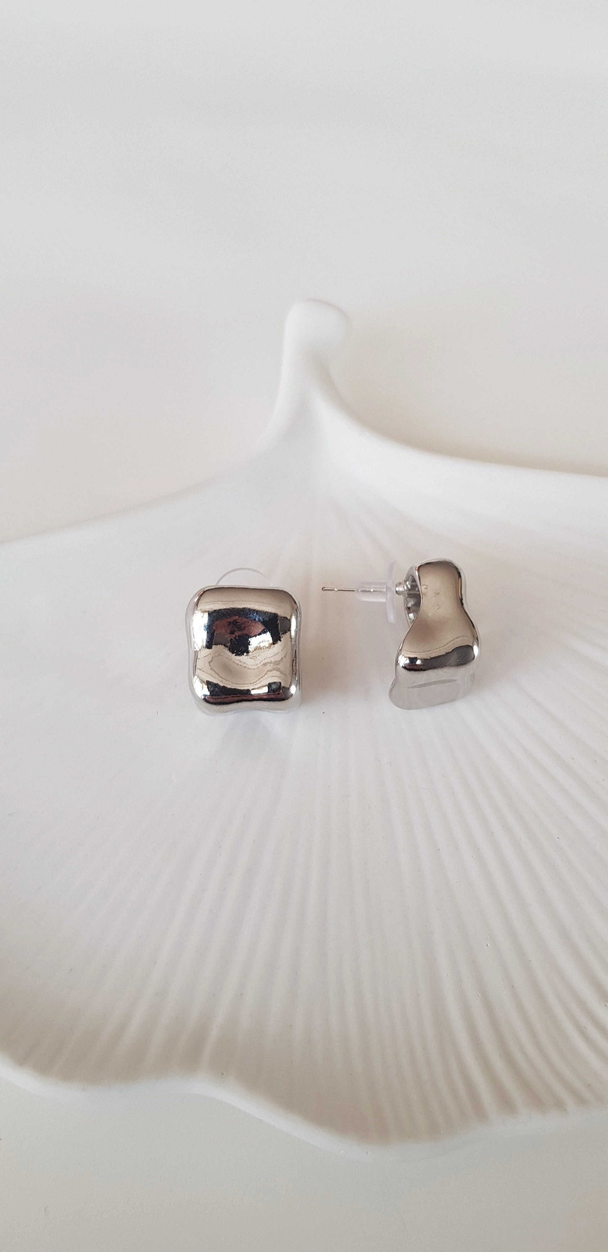 JOC Silver Mini Kare Vip Küpe