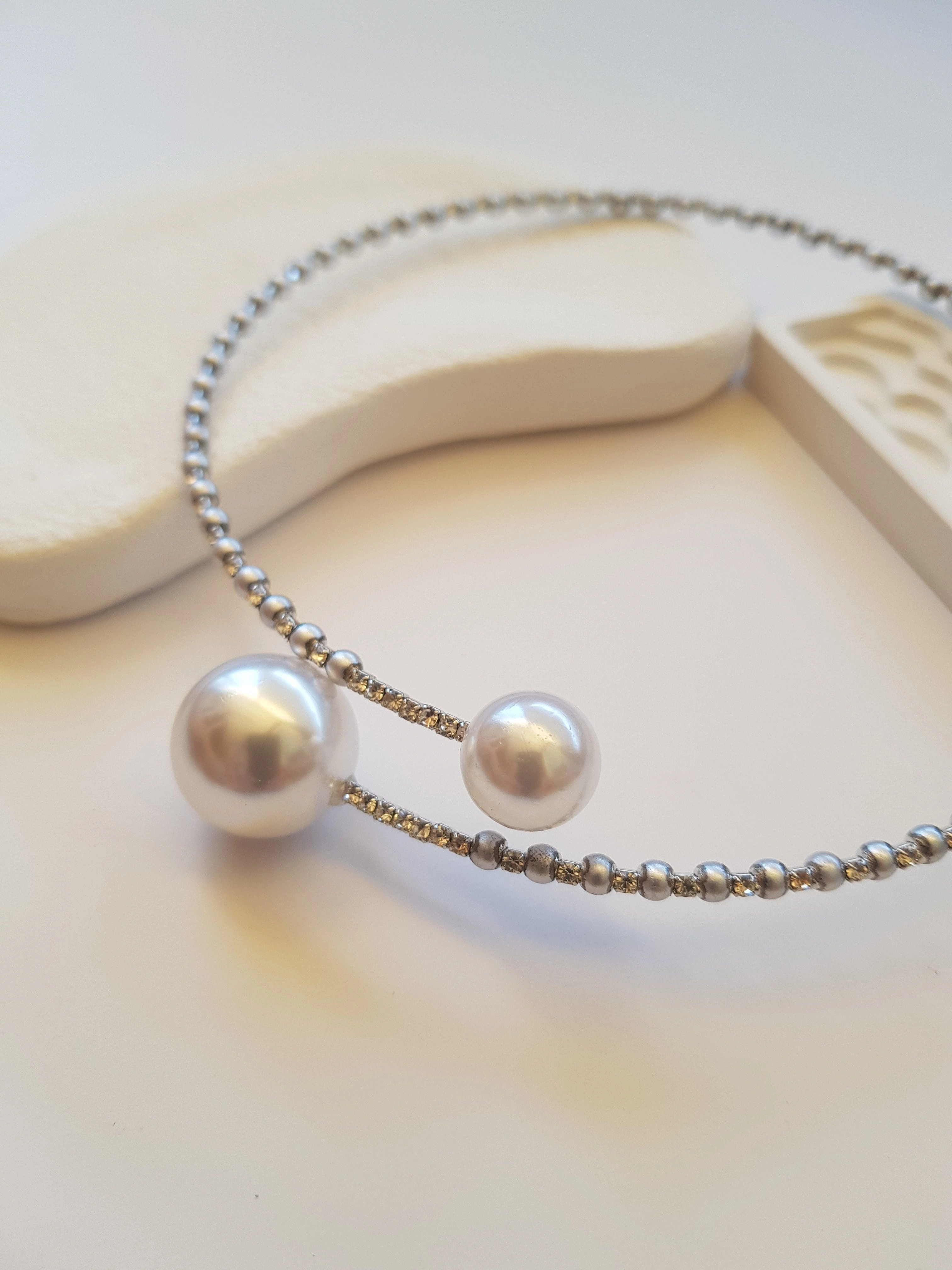 İnci Detay Choker