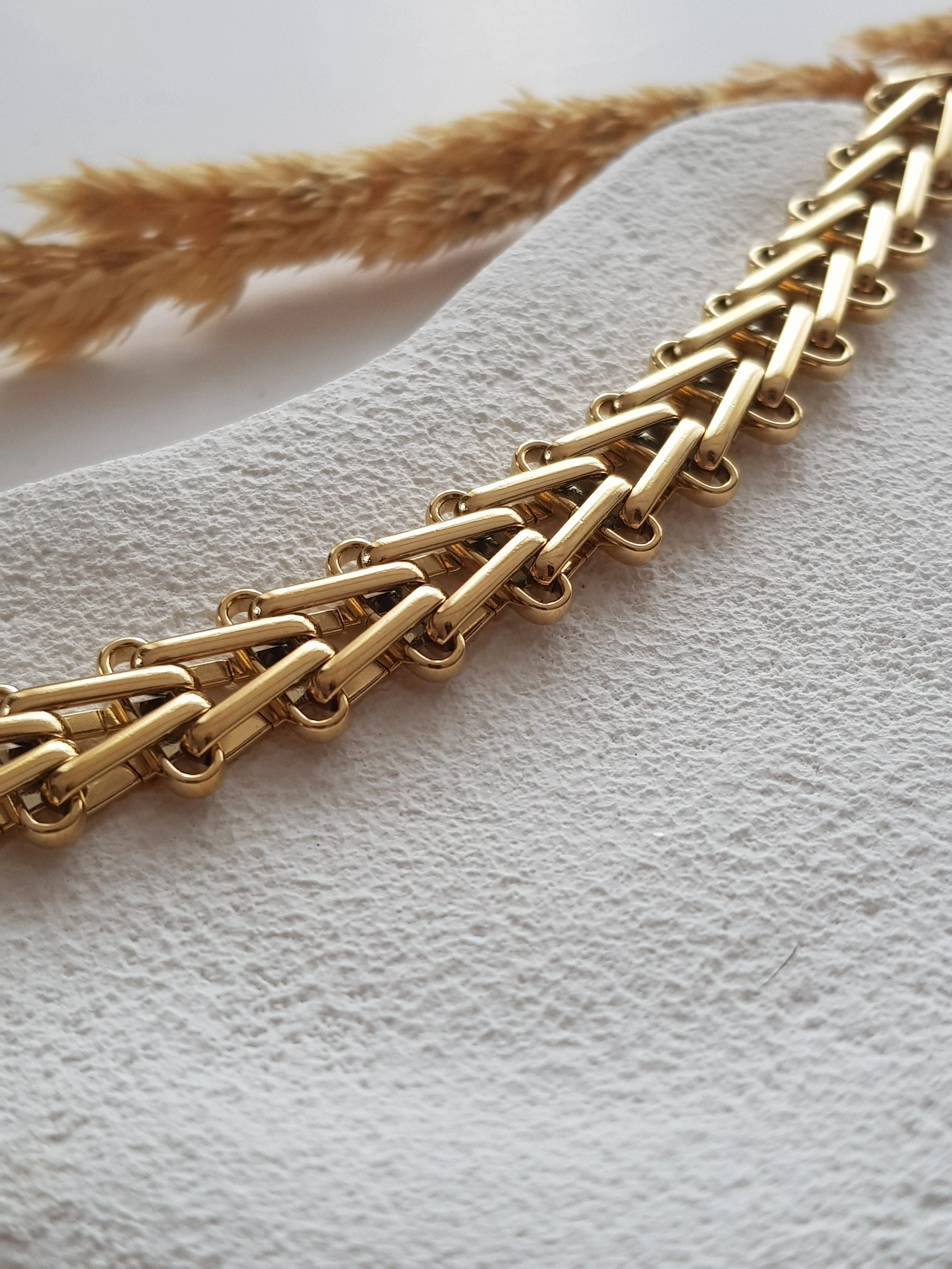JOC Gold Balık Sırtı Çelik Bileklik