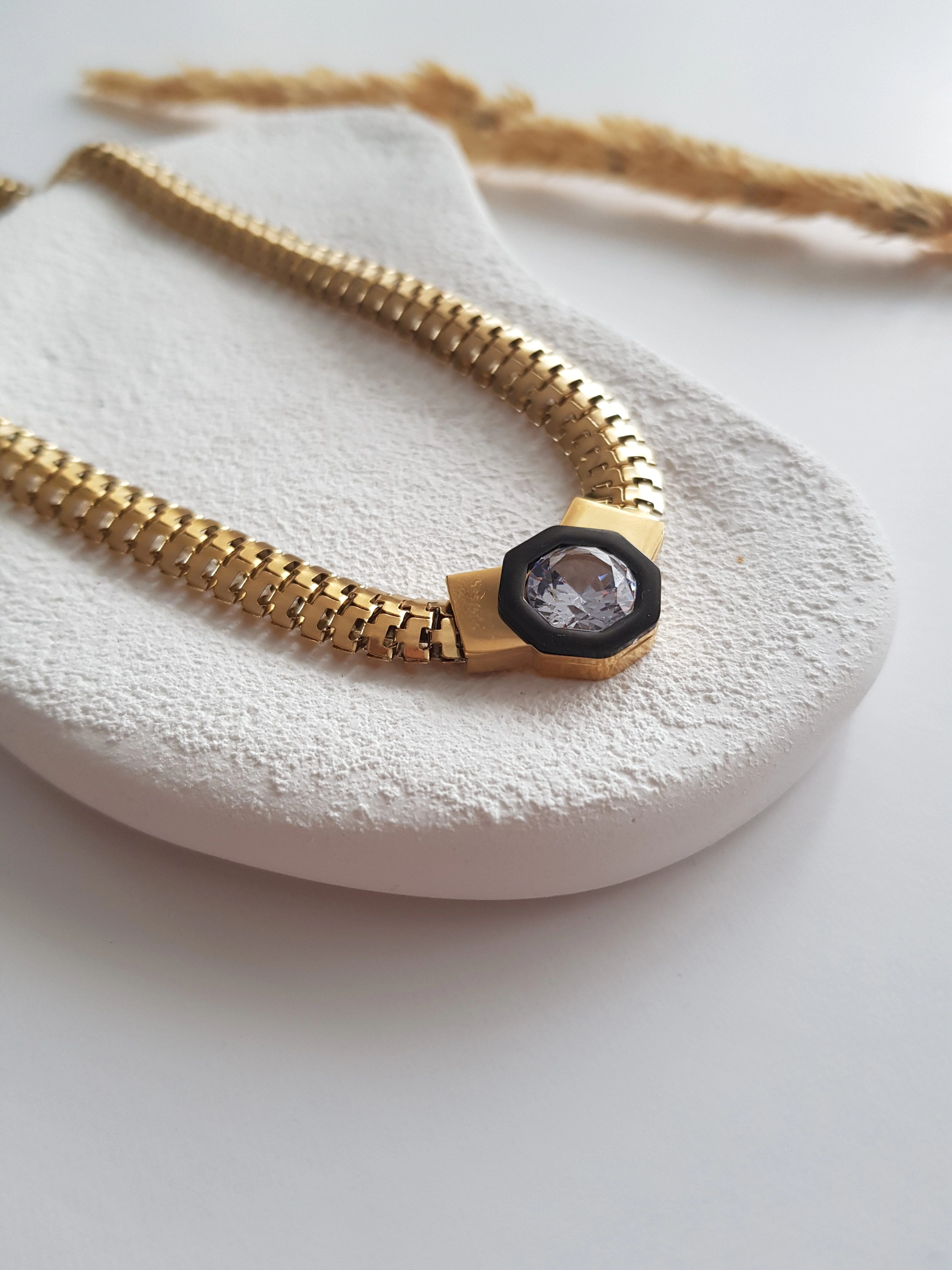 JOC Gold Yılan Sırtı Çelik Kolye