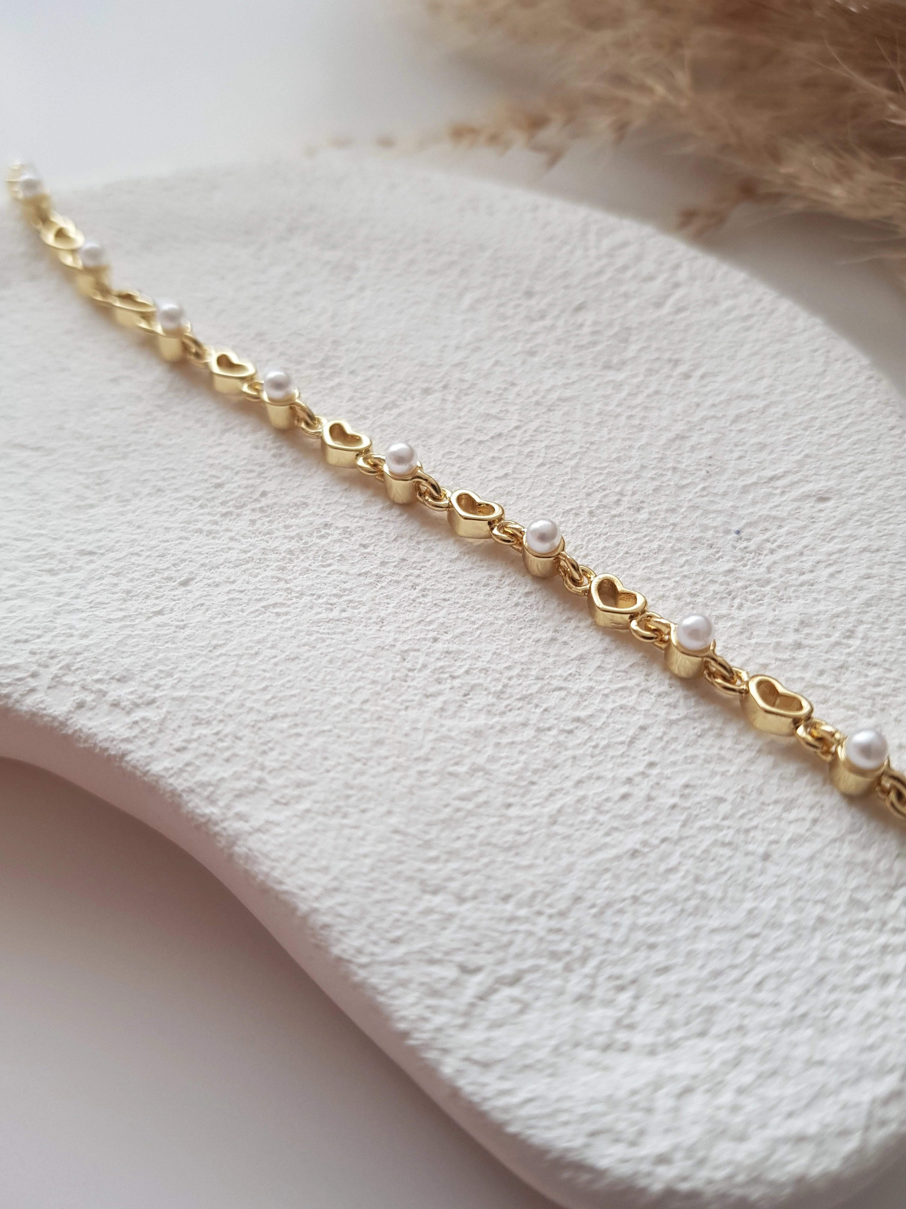 JOC Pearly Heart Bracelet