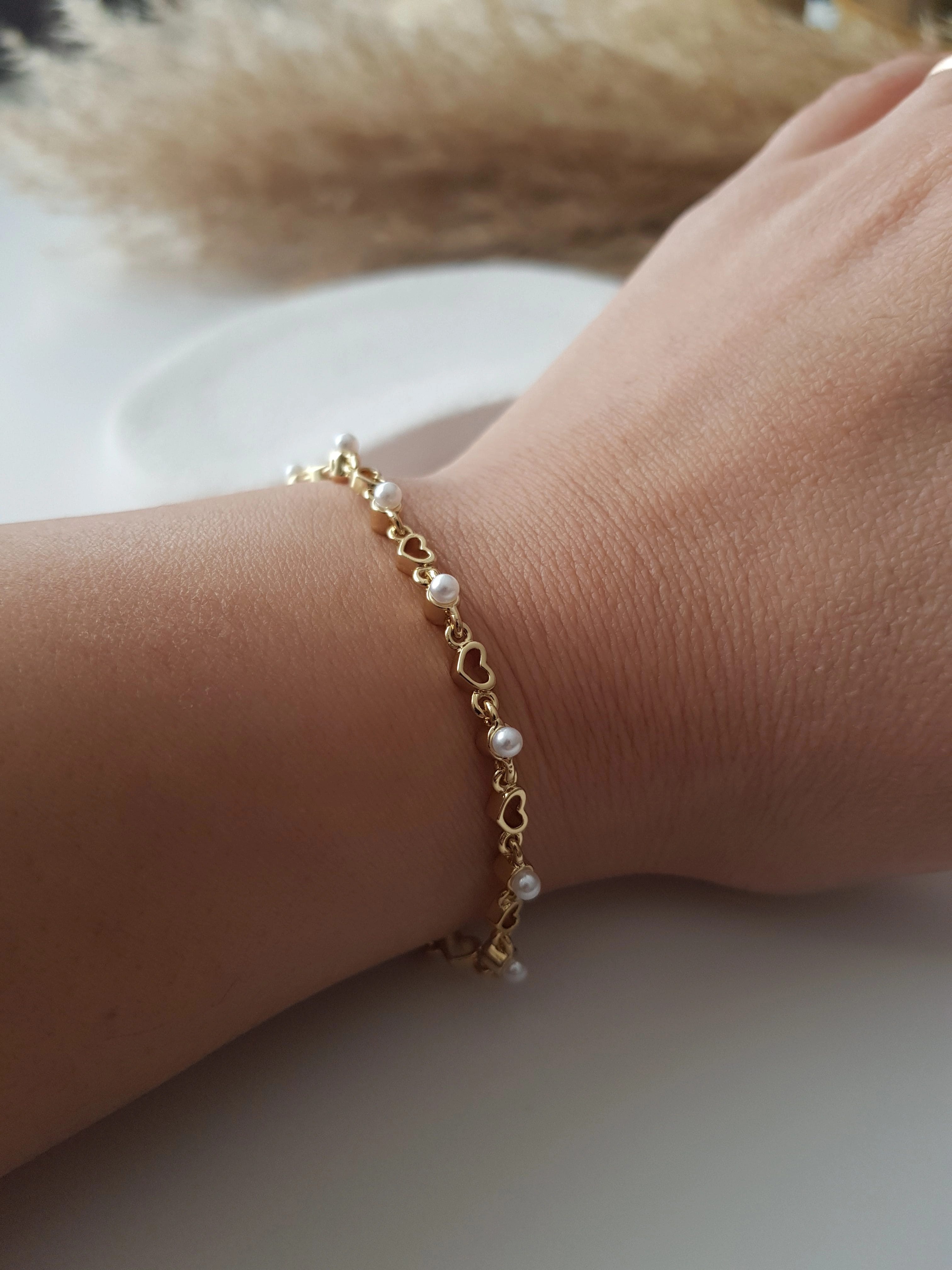 JOC Pearly Heart Bracelet